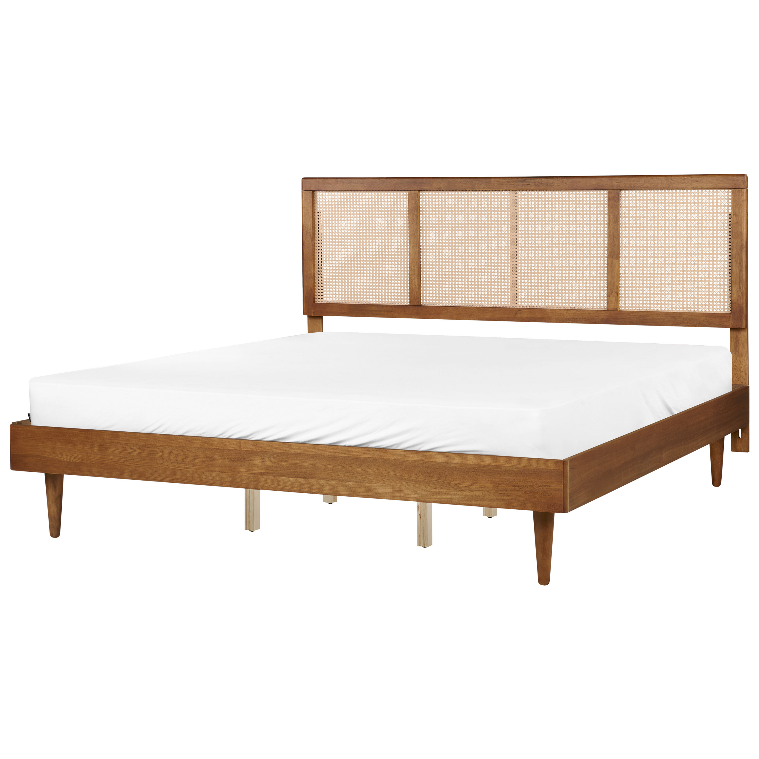 Bed hout lichthout 180 x 200 cm AURAY