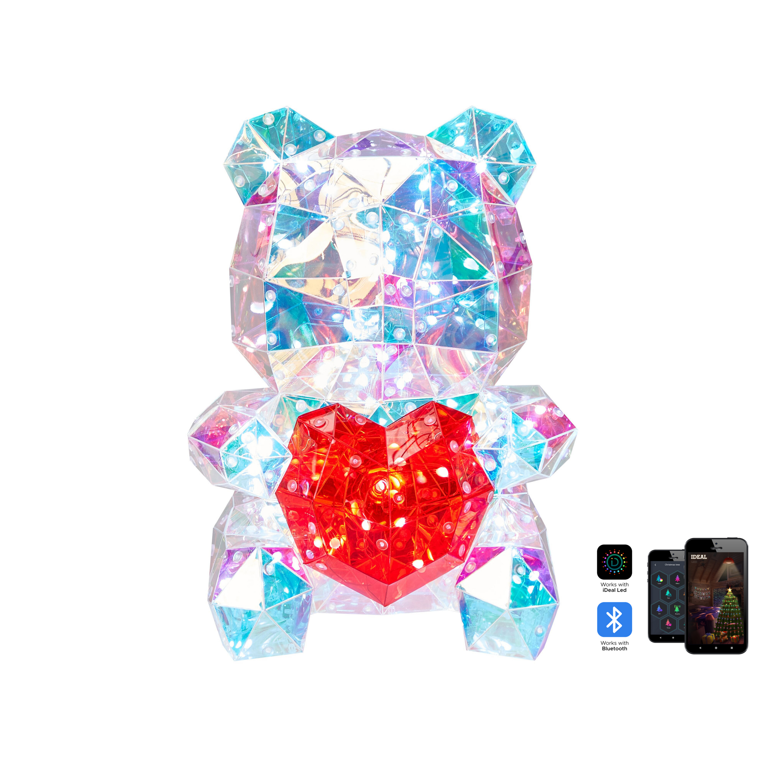 LED-decoratie teddybeer met app meerkleurig RIGEL