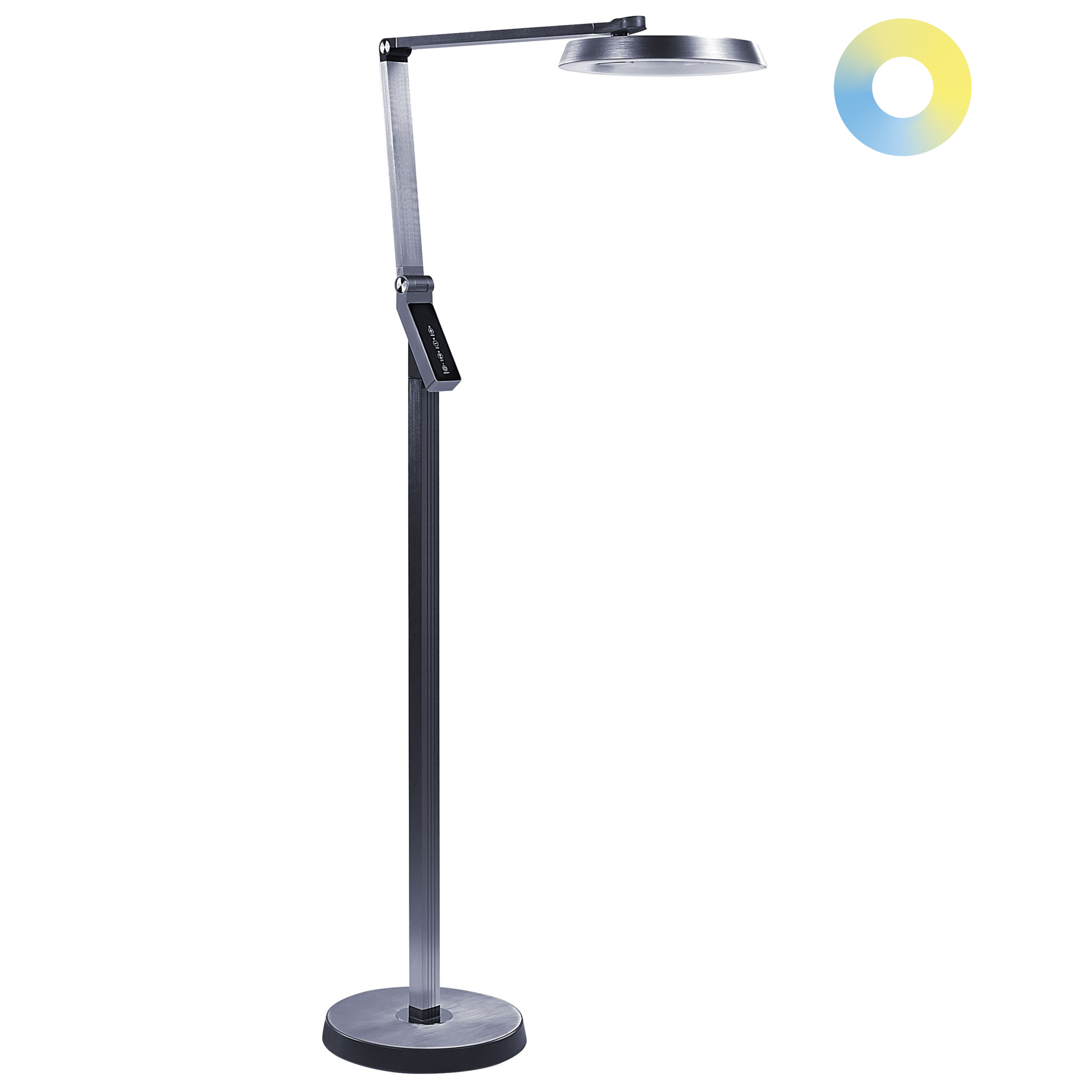 Staande lamp LED grijs CARINA
