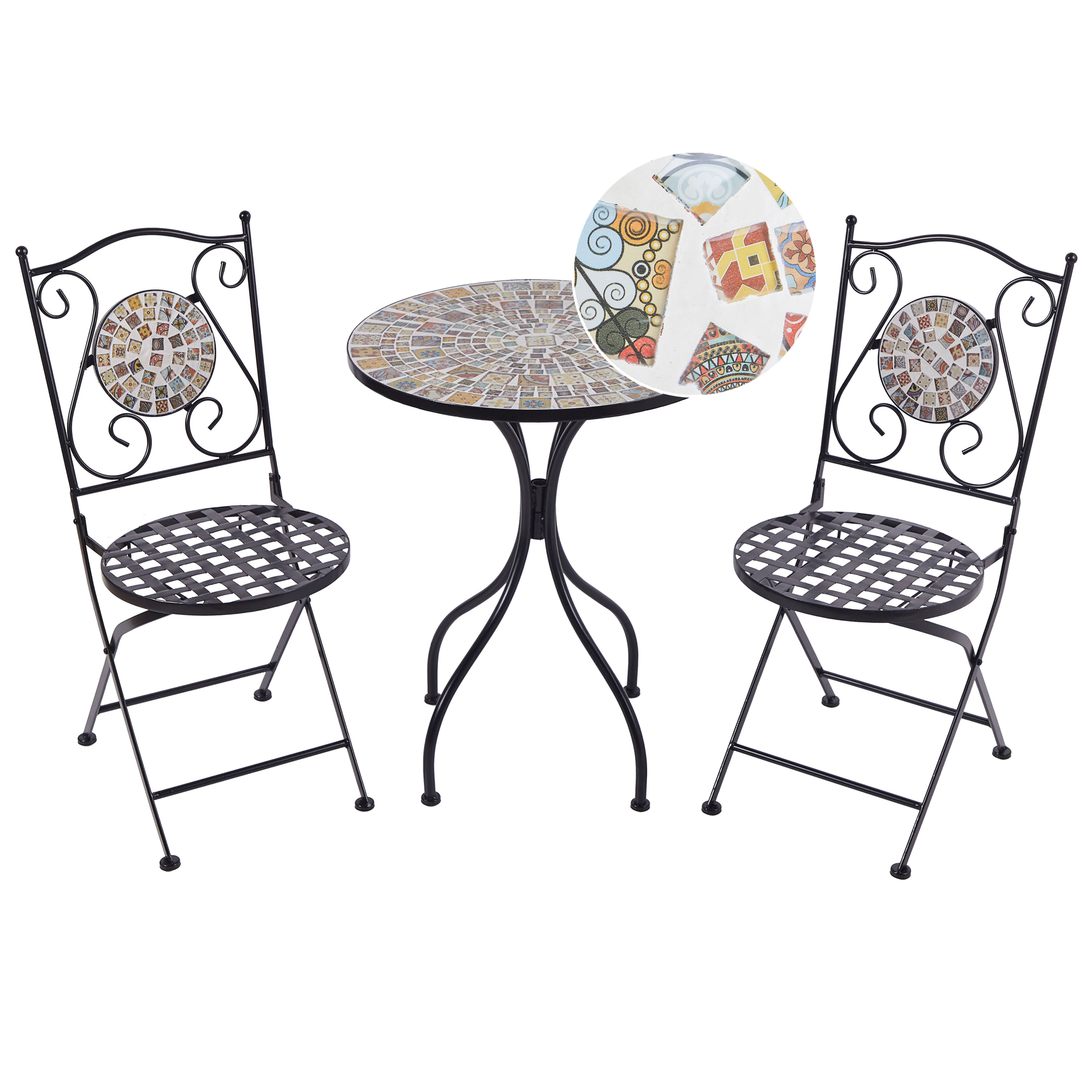 Bistroset Zwart CASARIO