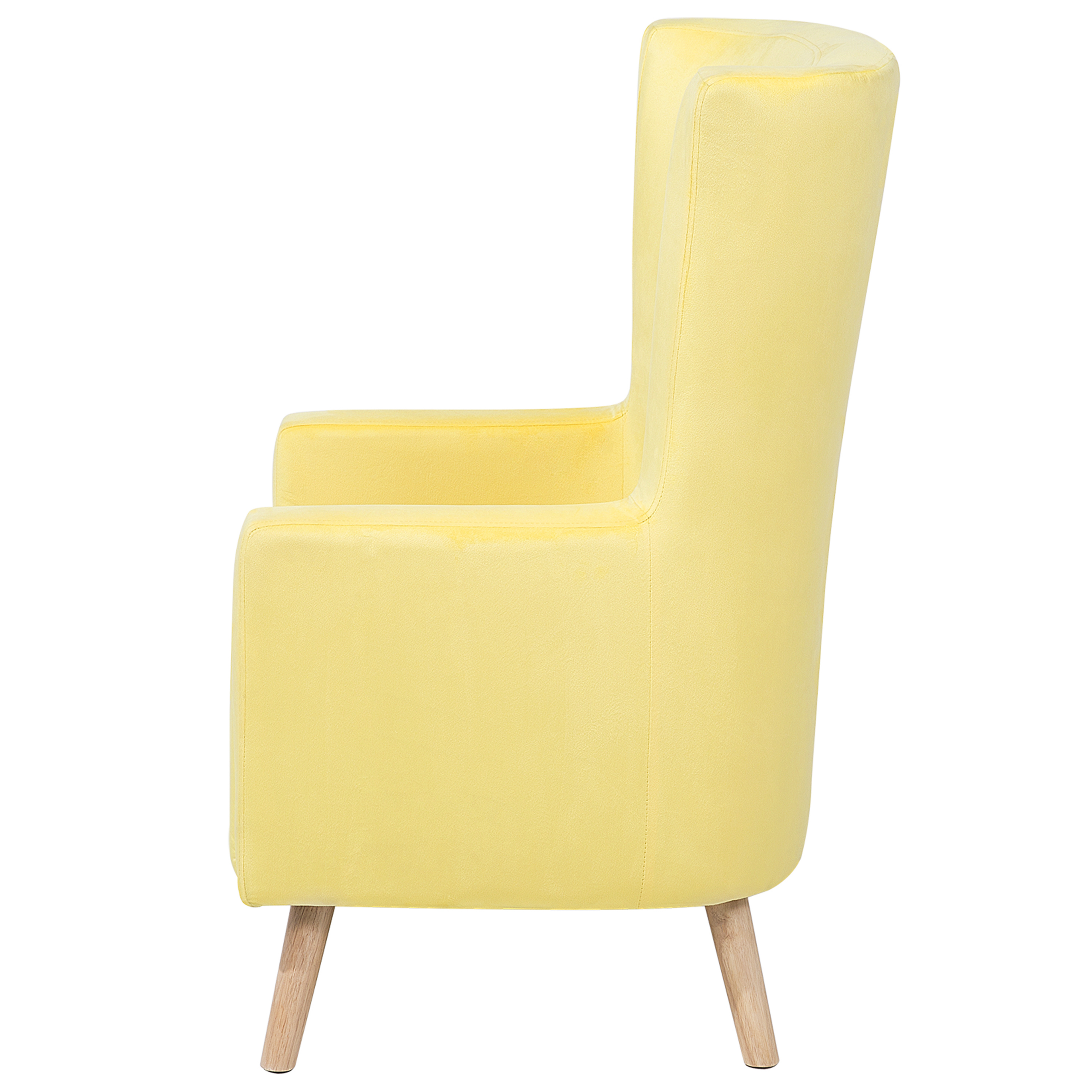ONEIDA high-backed armchair Velvet Yellow [5]