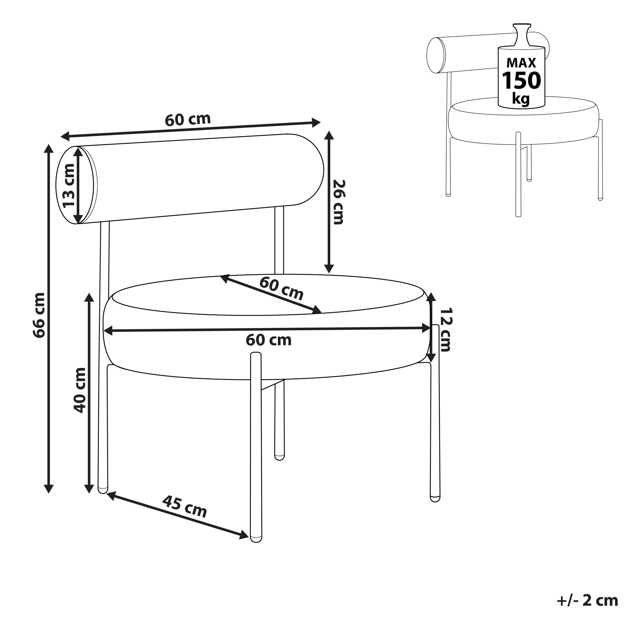ALPHA Boucle armchair Green [3]