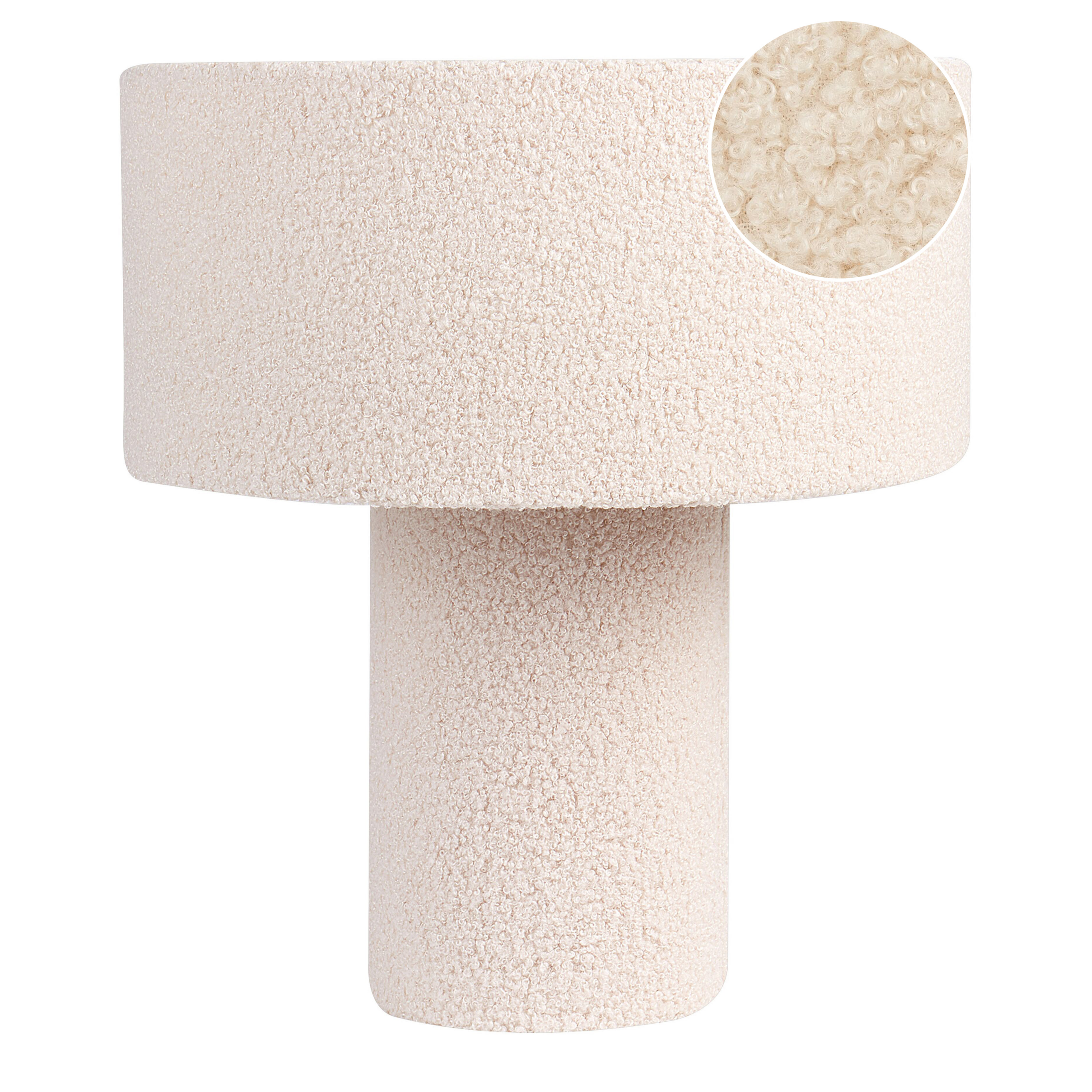 Tafellamp bouclé beige LALANA