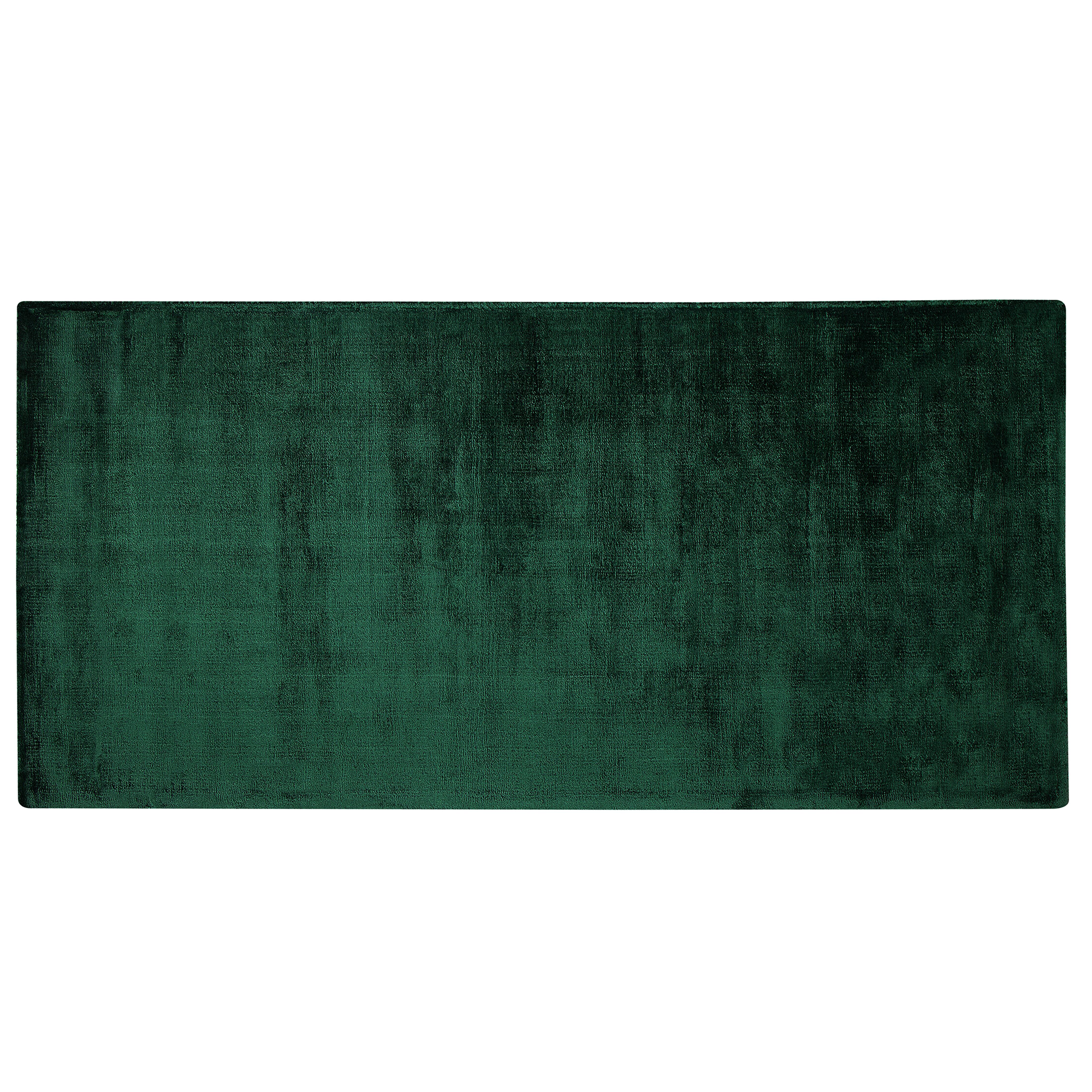 Vloerkleed viscose donkergroen 80 x 150 cm GESI II