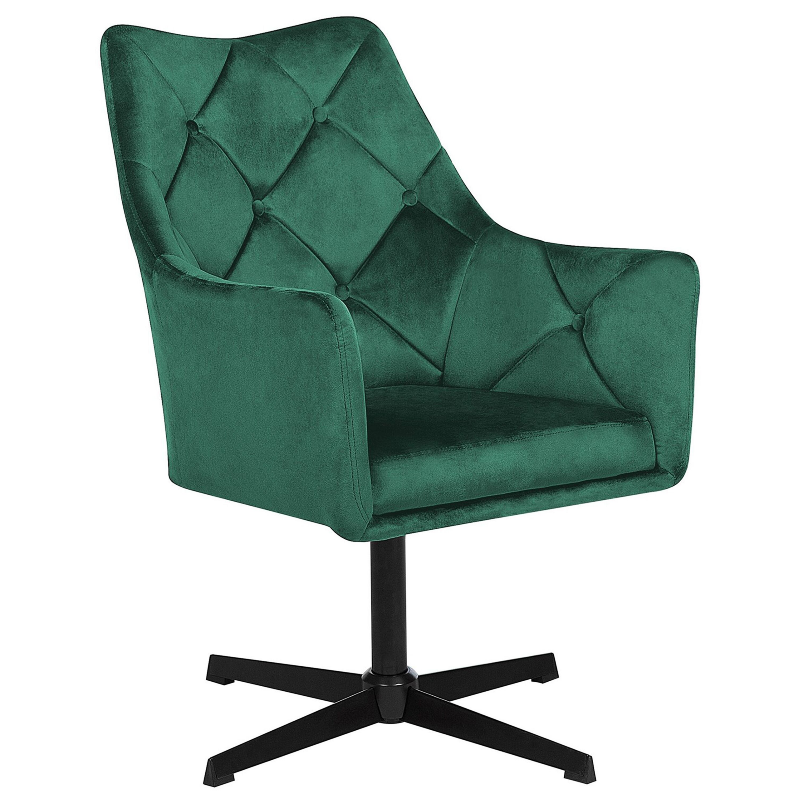 Fauteuil Fluweel Donkergroen VAKSALA