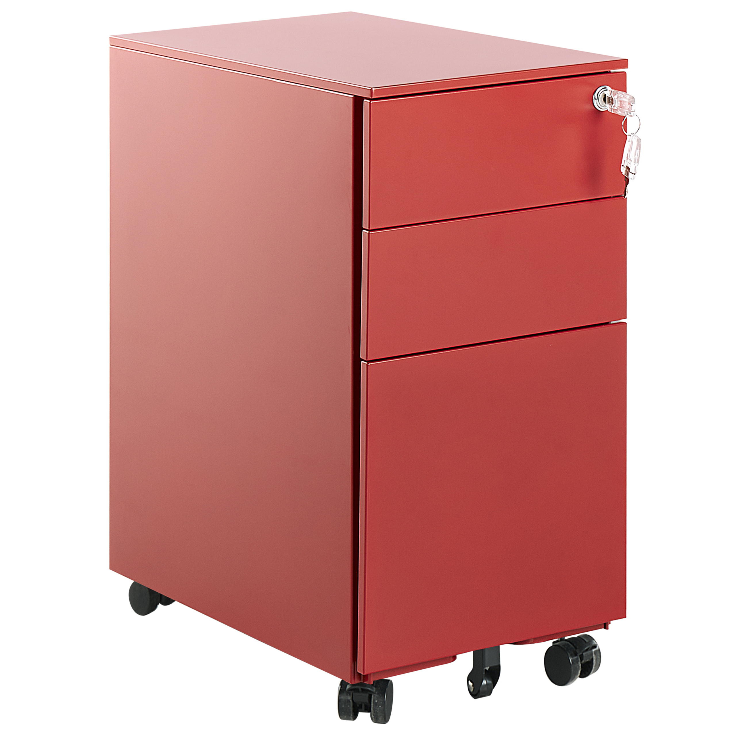 Archiefkast metaal rood BOLSENA