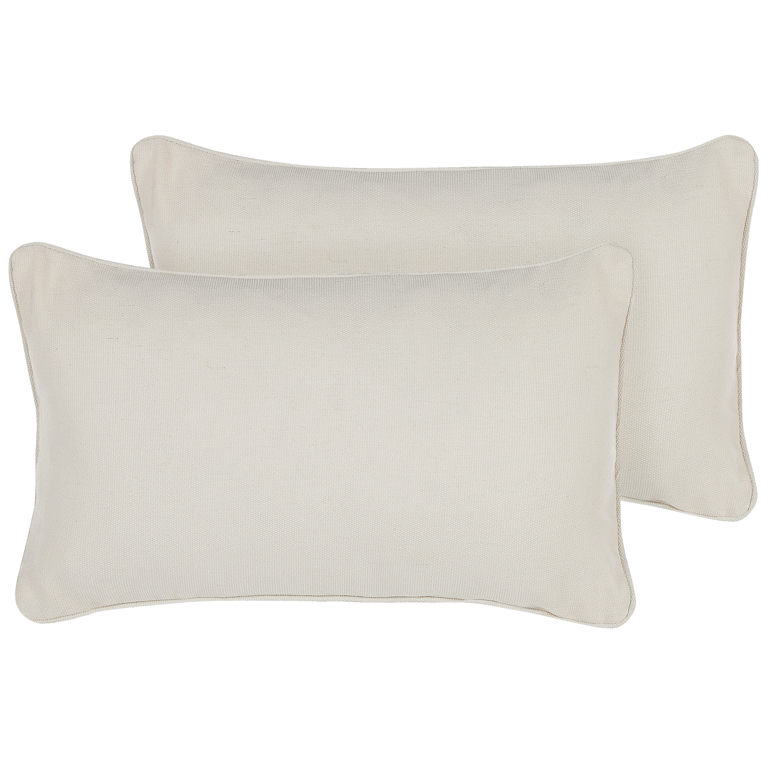 Set van 2 kussens Wit HELIOTROPE 30 x 50 cm