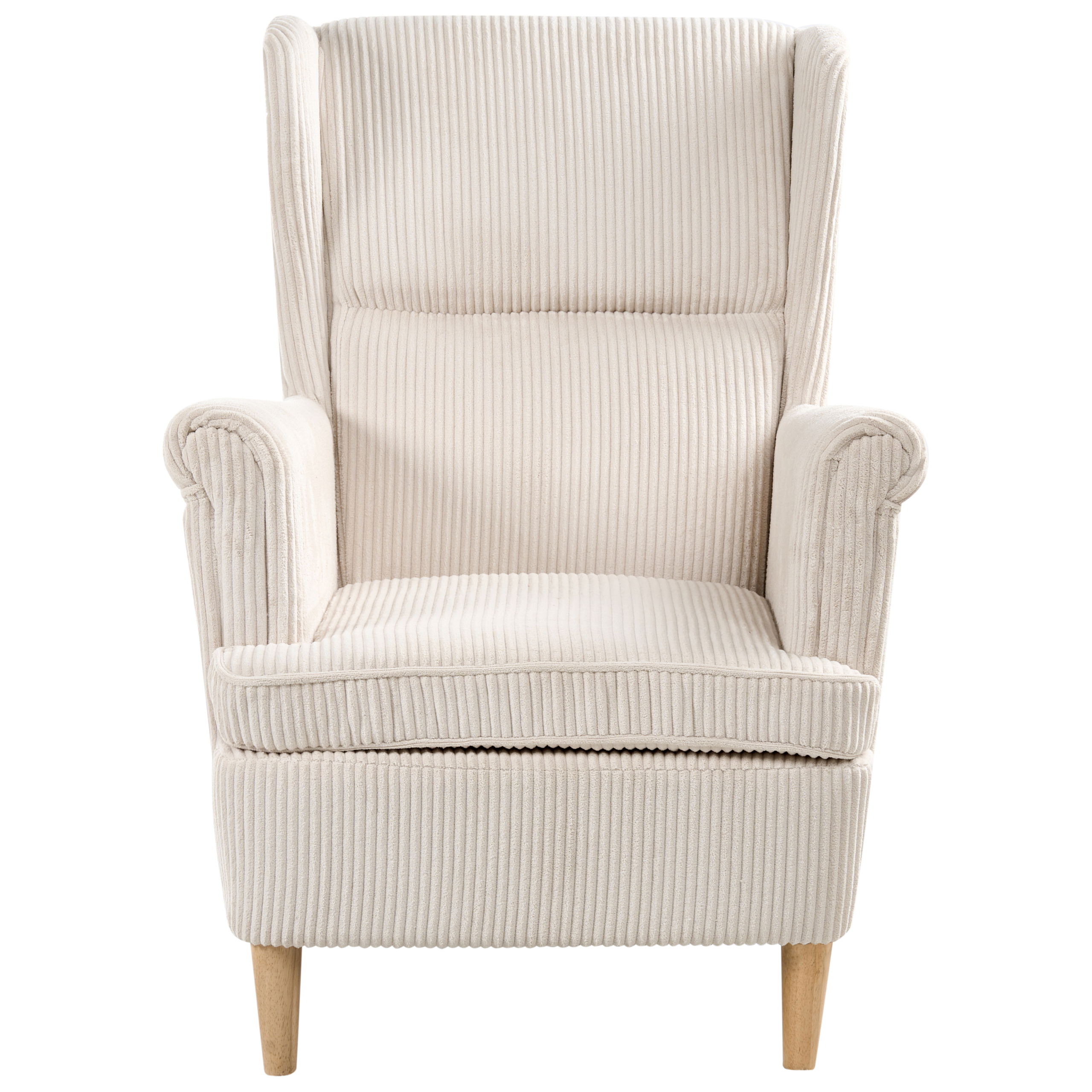 ABSON high-back armchair Velvet Beige light [5]