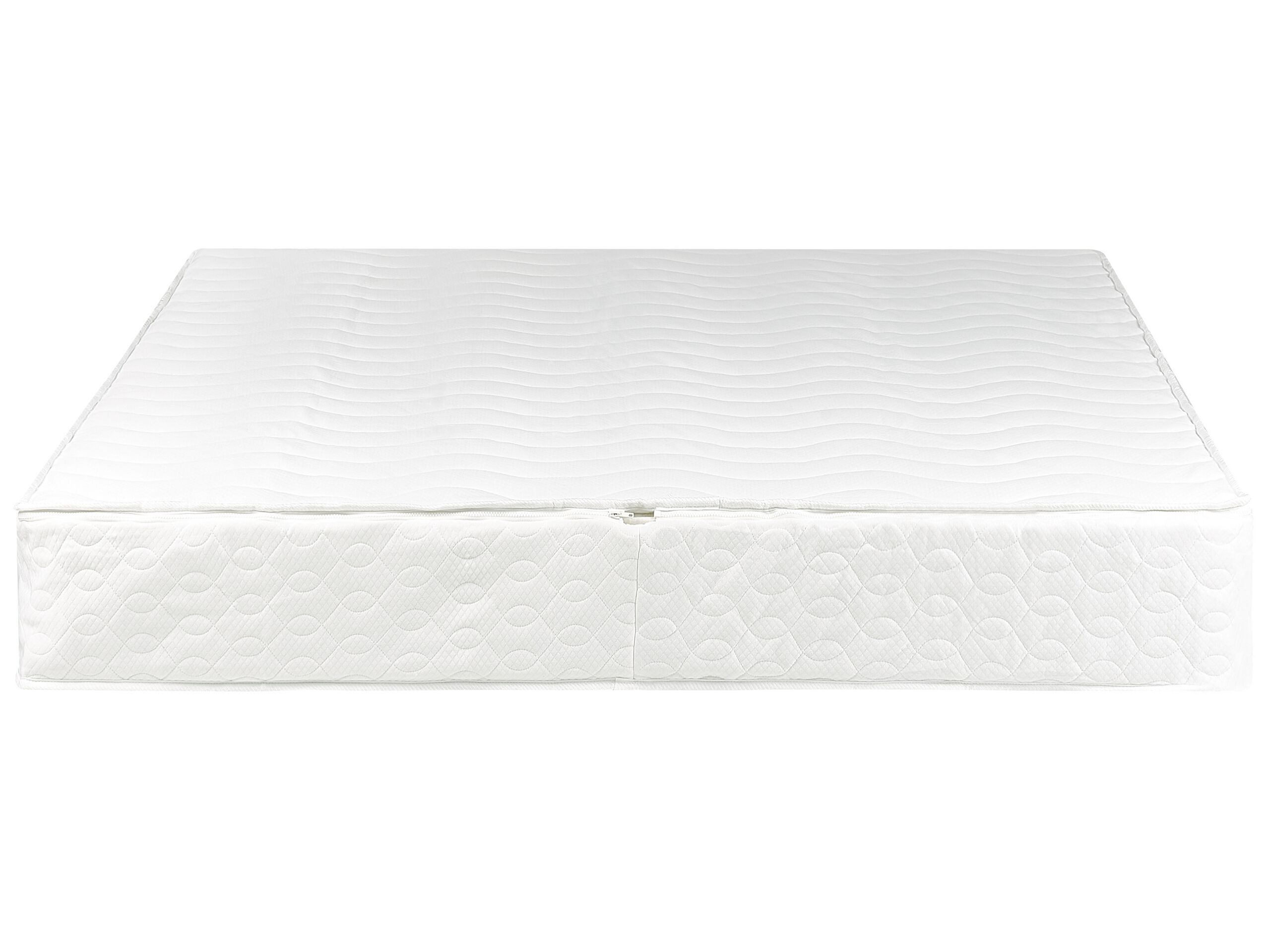 Wasserbett gepolstert in Leinenoptik, hellgrau, 140 x 200 cm, mit modernem, gekn - Bild 11 von 12
