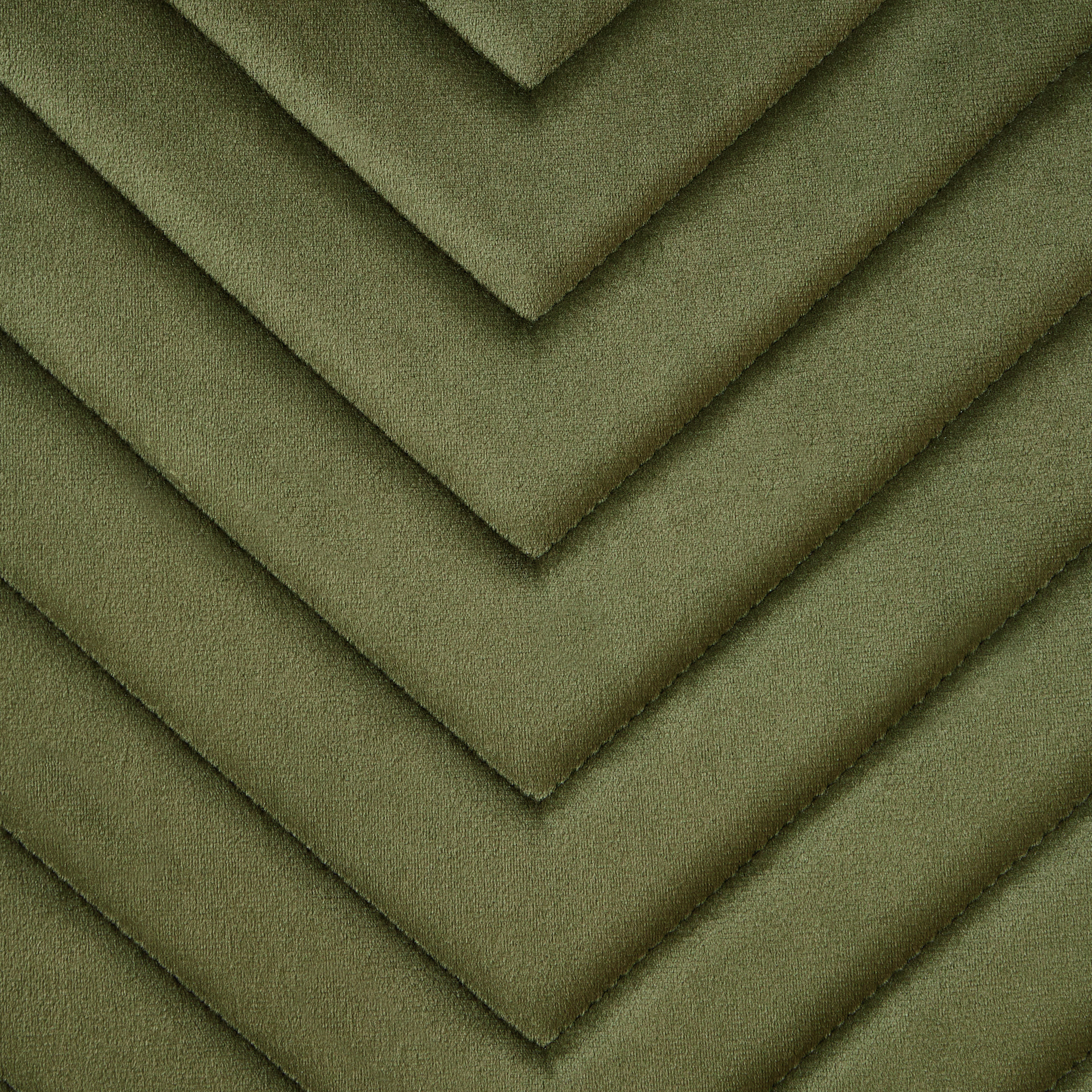 Set of 4 dining chairs HAVRE Olive Green Velvet [9]