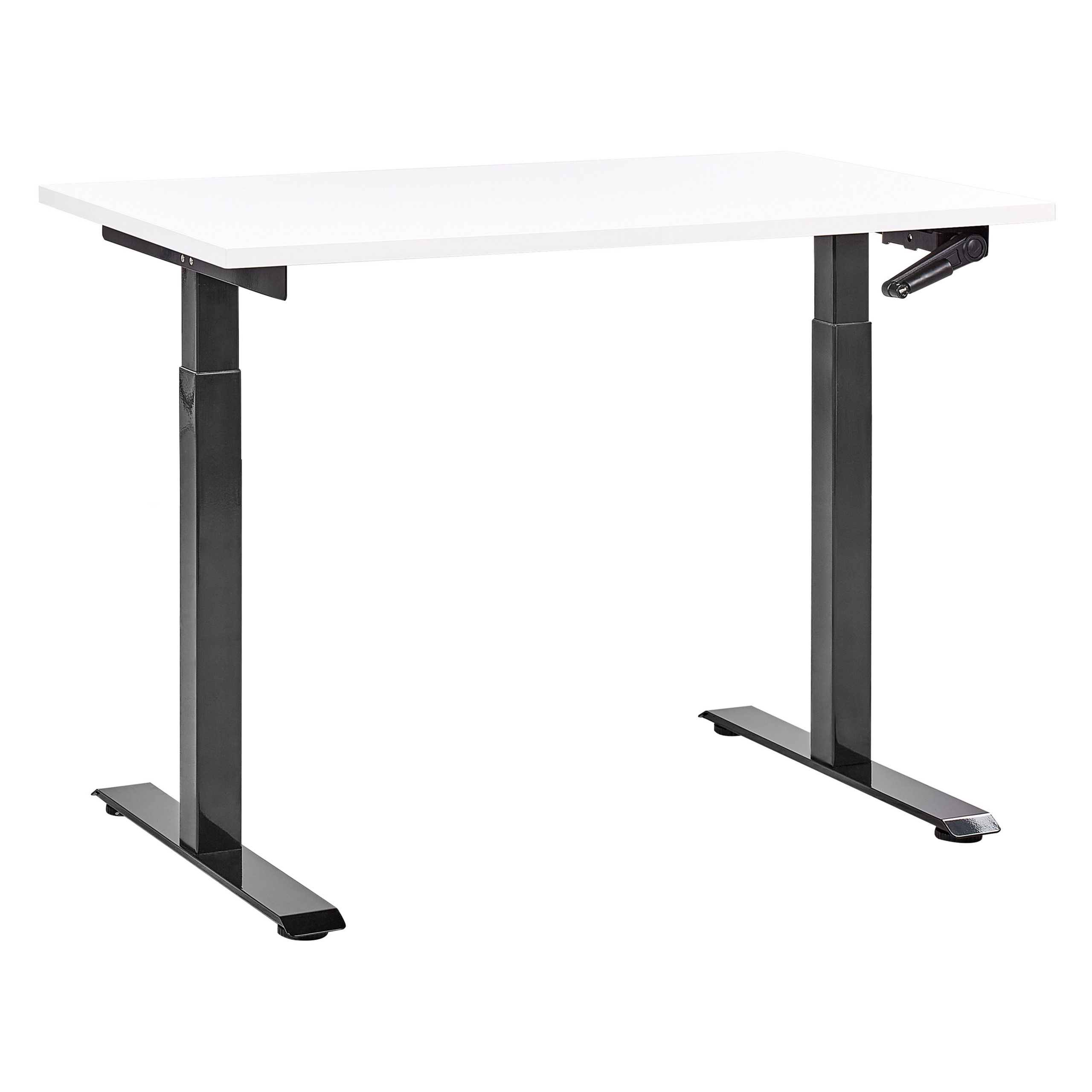 Verstelbaar bureau Handmatig 120 x 72 cm Wit DESTINES Diverse Formaten