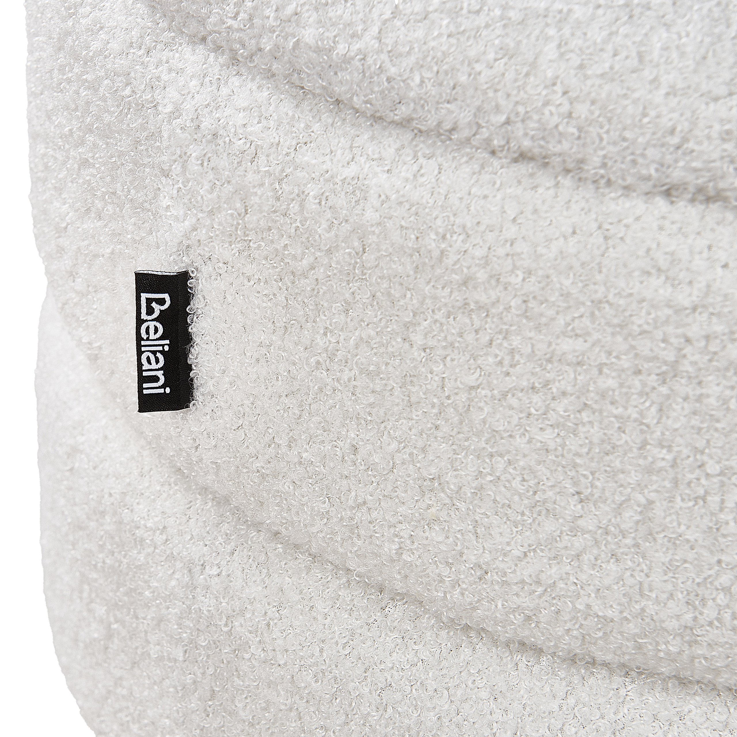 Taburet cu depozitare OKATON Boucle Alb [7]