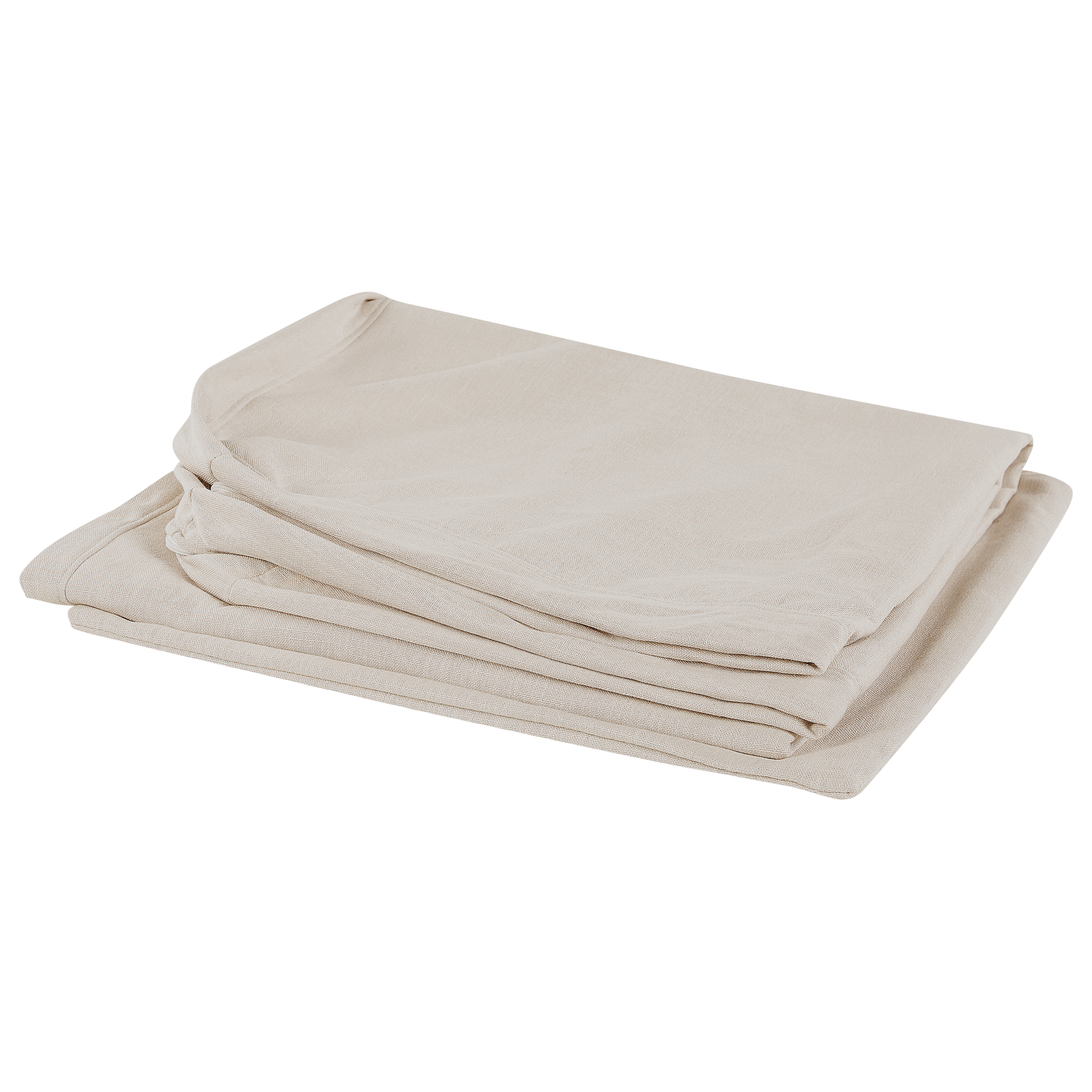 Hoes voor driezitsbank stof beige GILJA