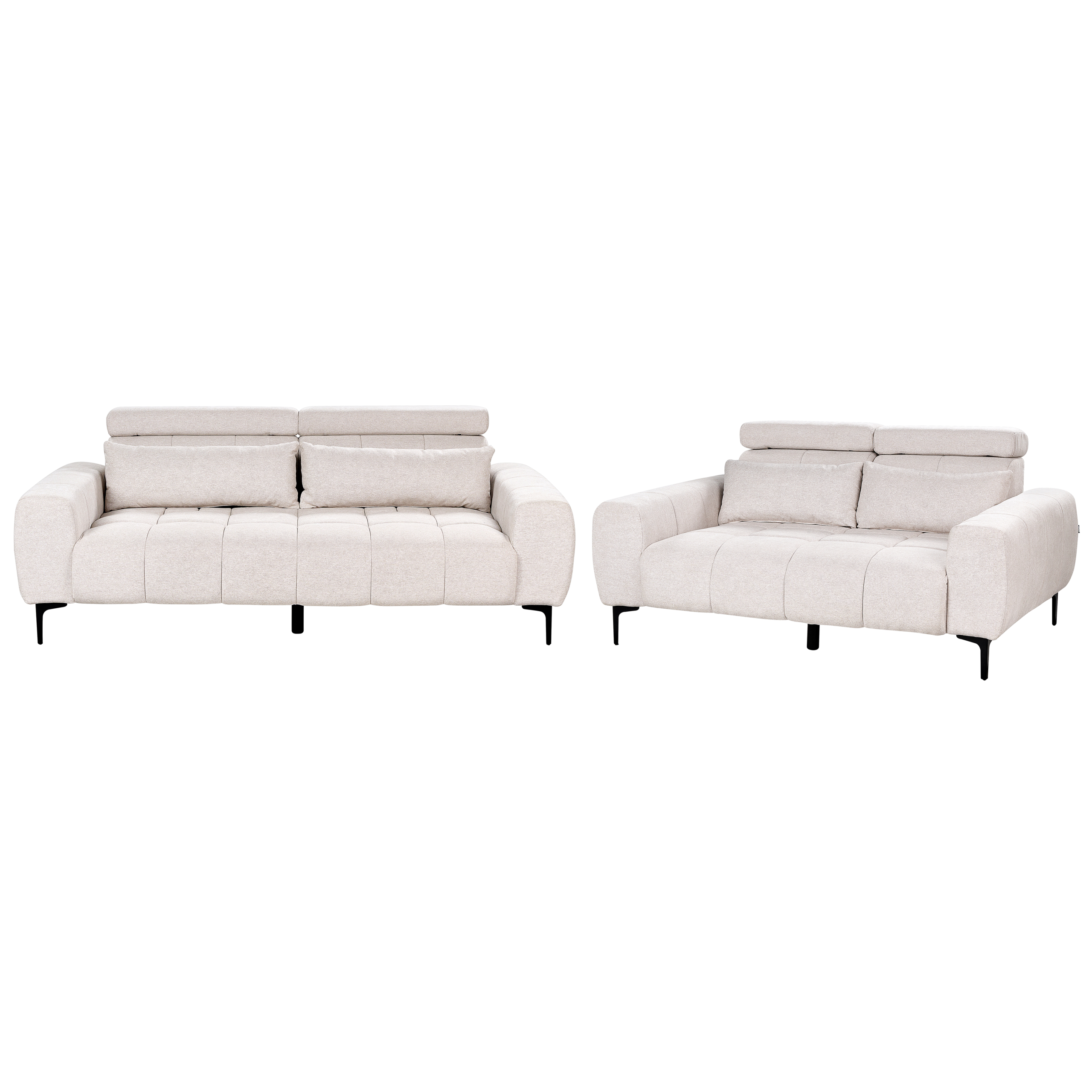 Bankenset stof beige VEGAMO