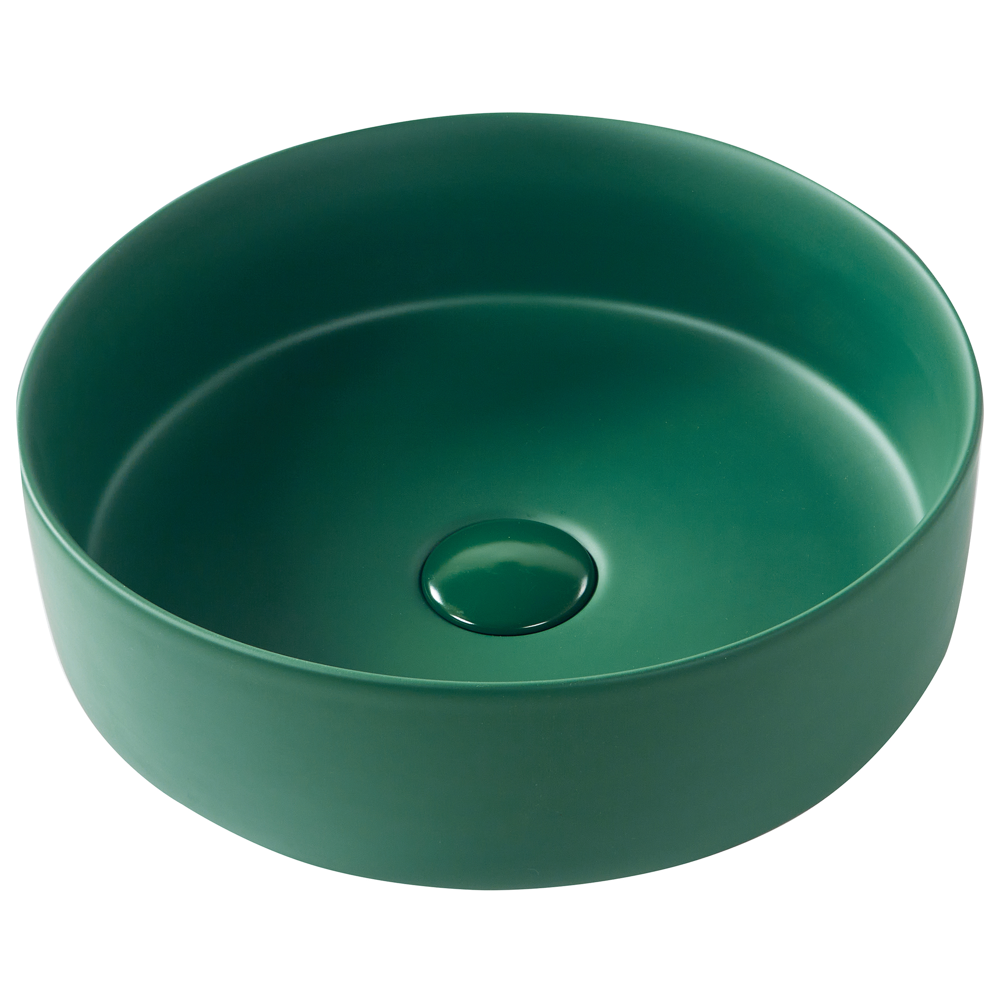 Wastafel keramiek groen ⌀ 37 cm GUDAR