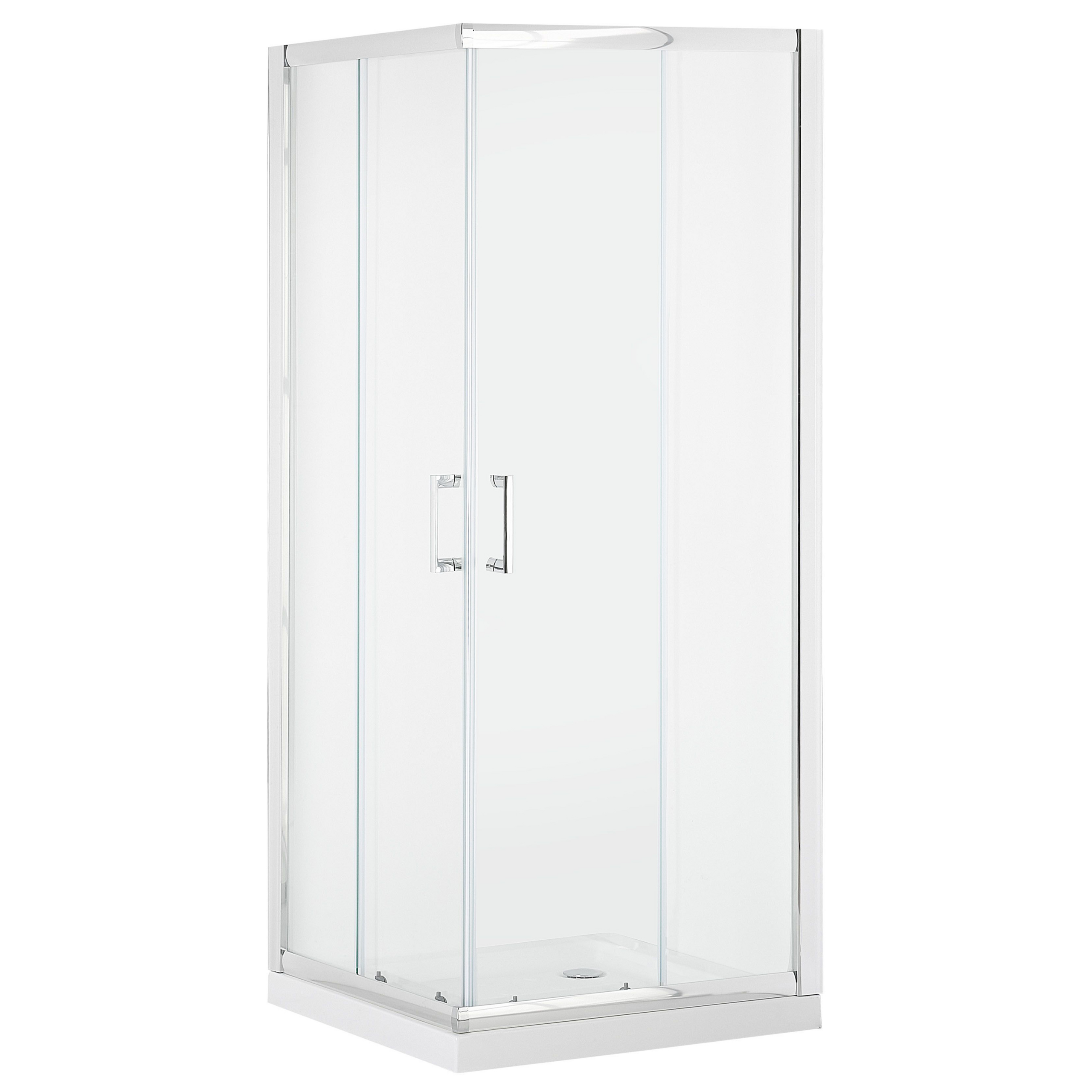 Douchecabine 80 x 80 x 185 cm Zilver TELA