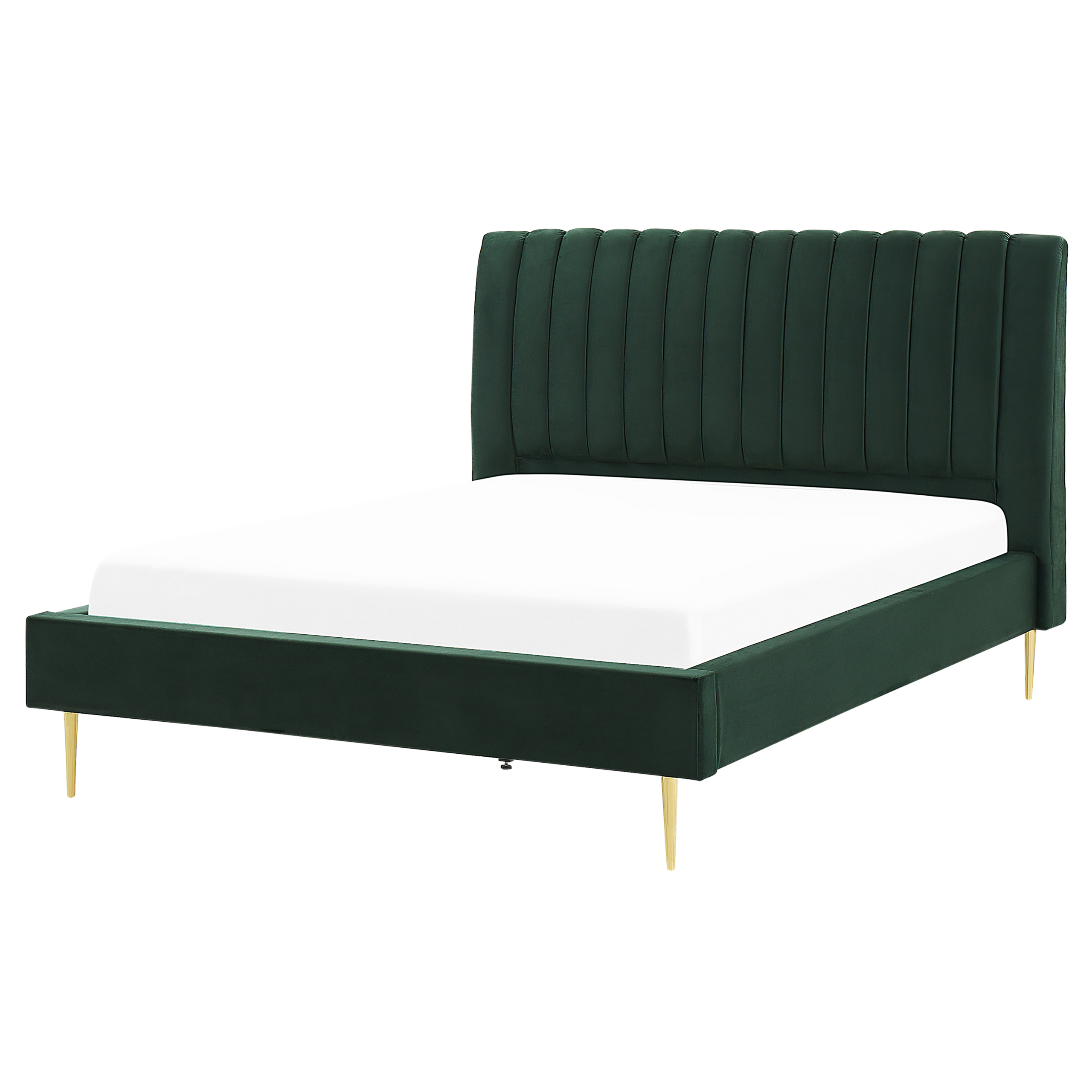 Bedbank fluweel smaragdgroen 160 x 200 cm MARVILLE