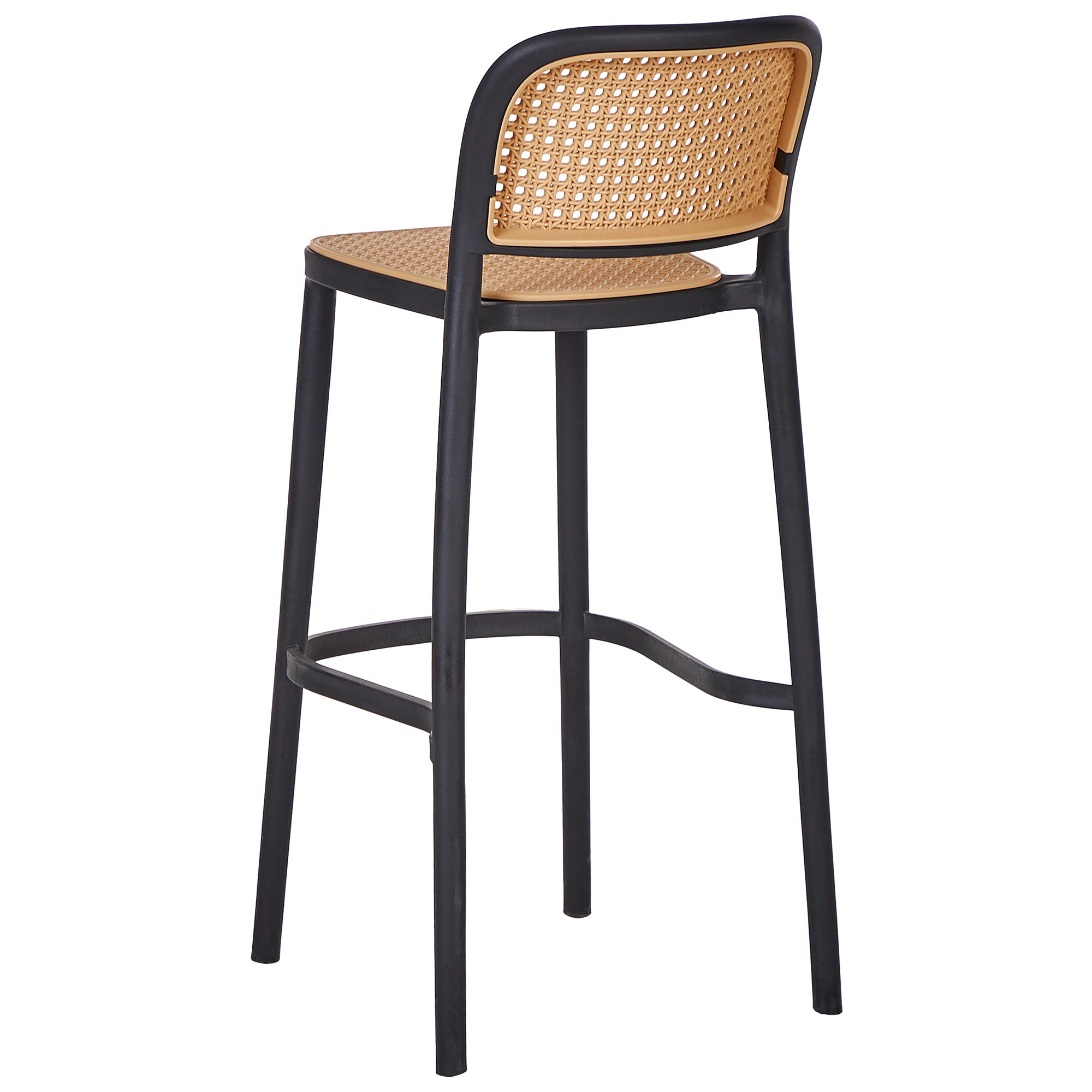 Set de 4 scaune de bar PLOSE Material sintetic Bej [6]