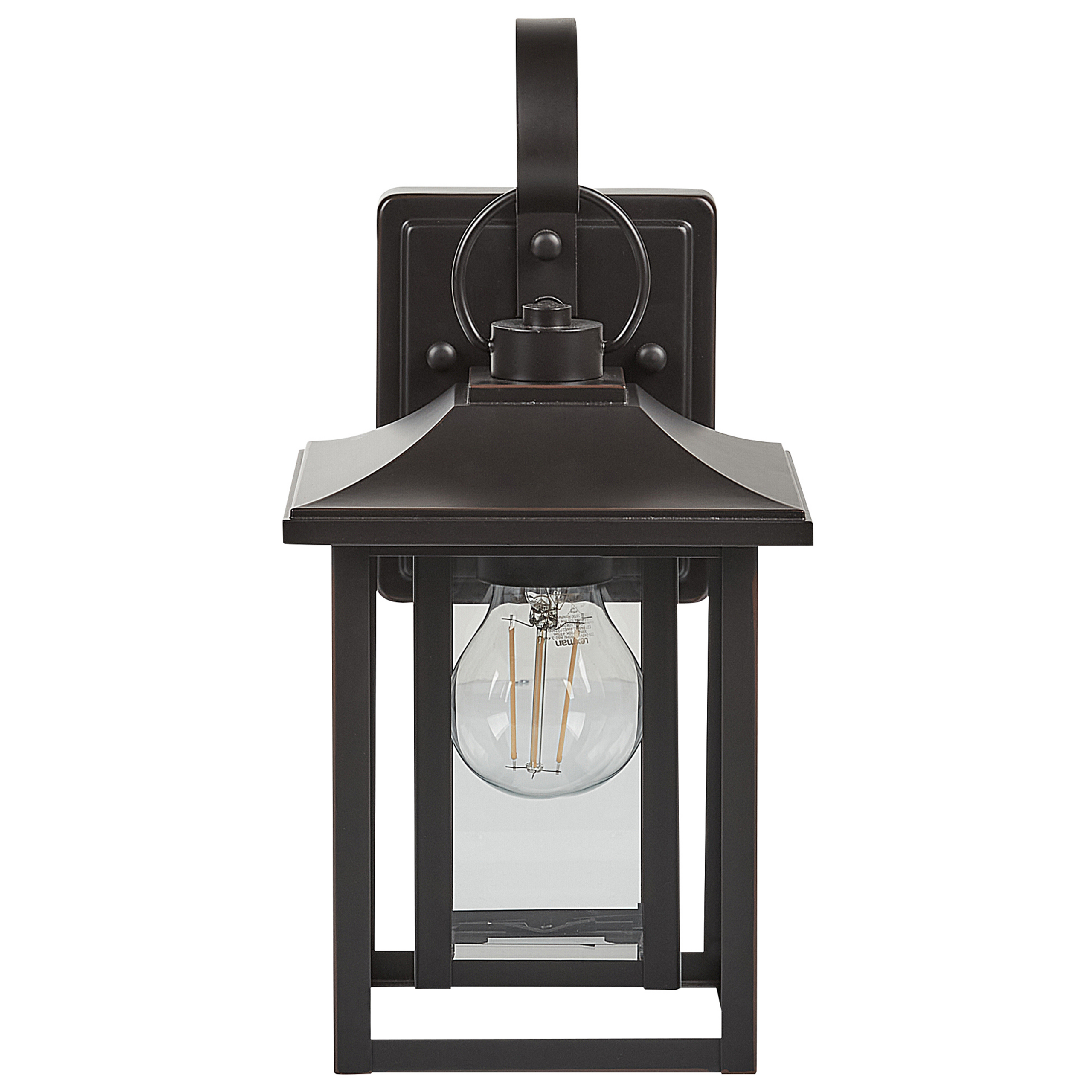 Wandlamp zwart 20 x 34 cm ALMOND