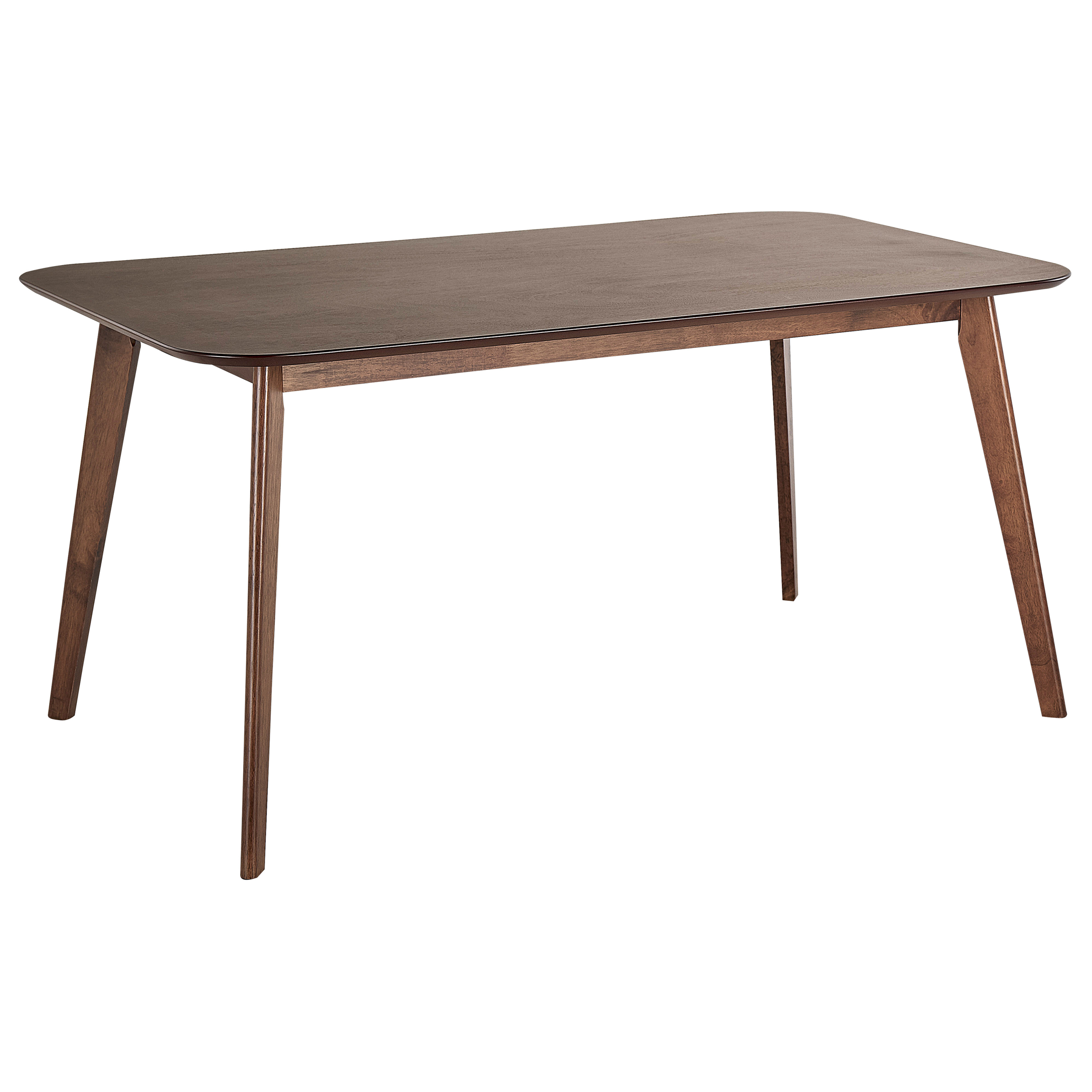 Eettafel MDF donkerhout 150 x 90 cm EPHRATA