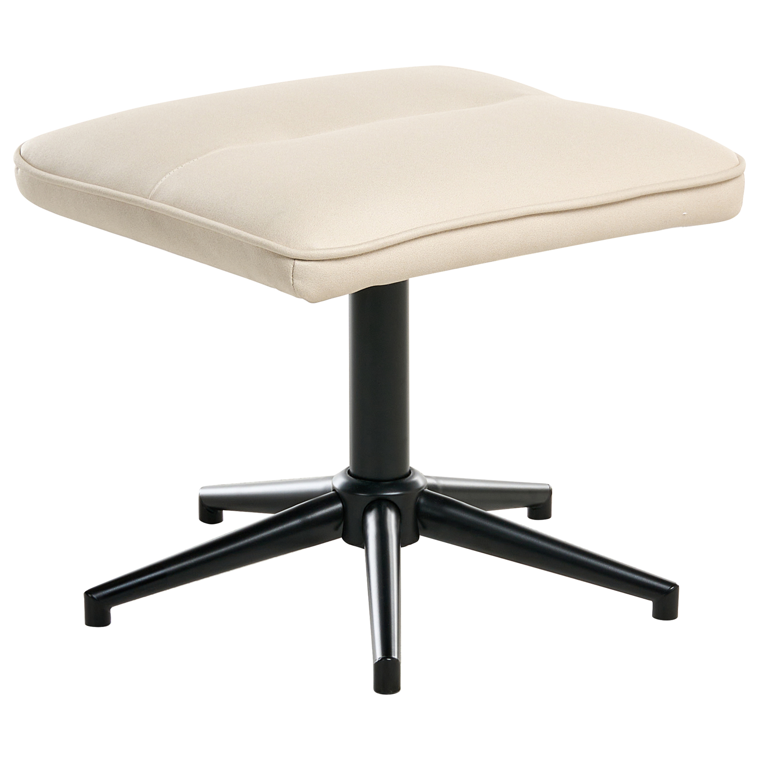 Fotoliu cu recliner ERATO Piele ecologică Bej deschis [9]