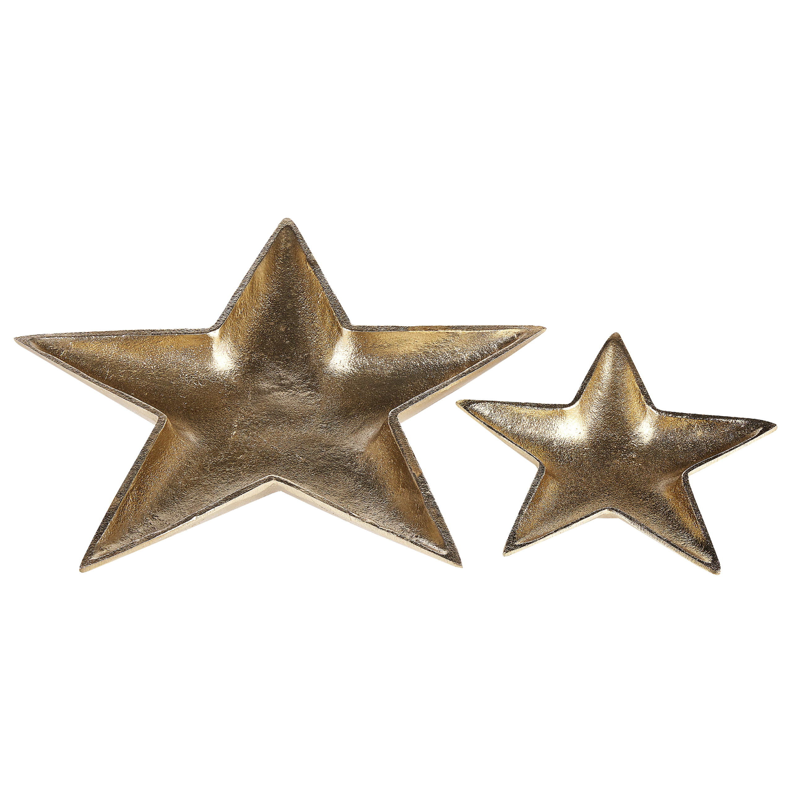 Decoratieve schaal set van 2 goud BANTEN