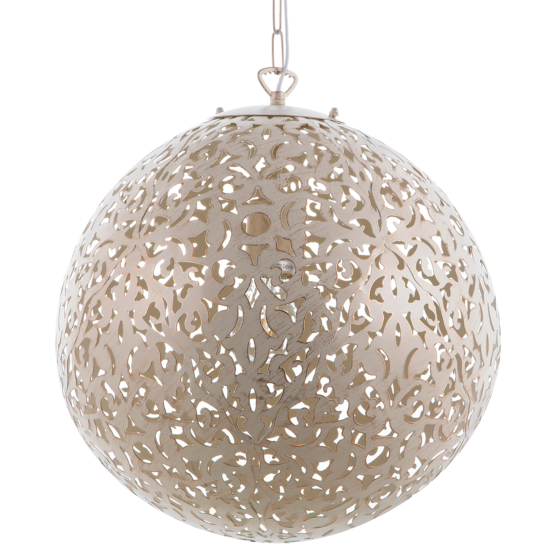 Hanglamp crème/goud MURES