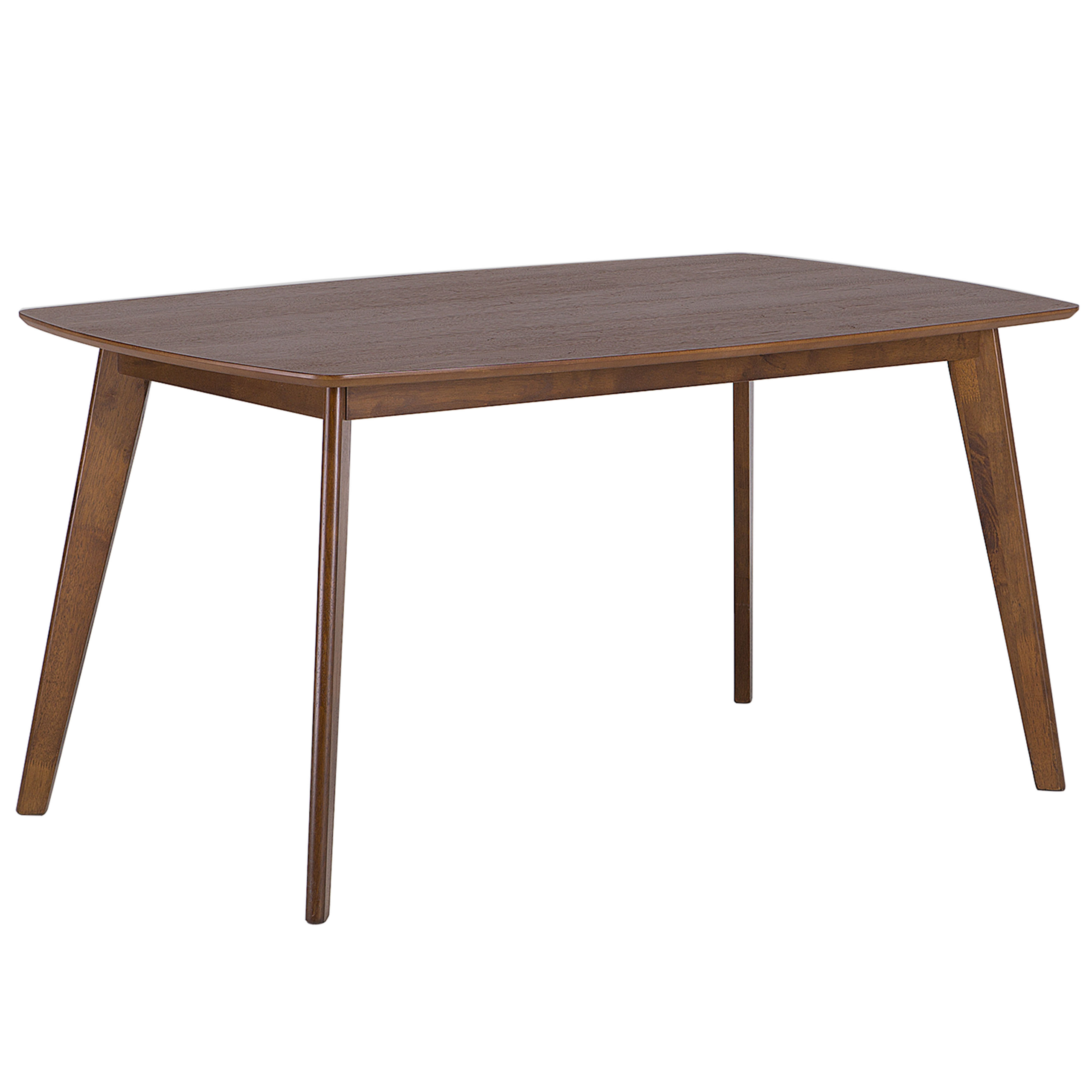 Eettafel MDF donkerbruin 150 x 90 cm IRIS