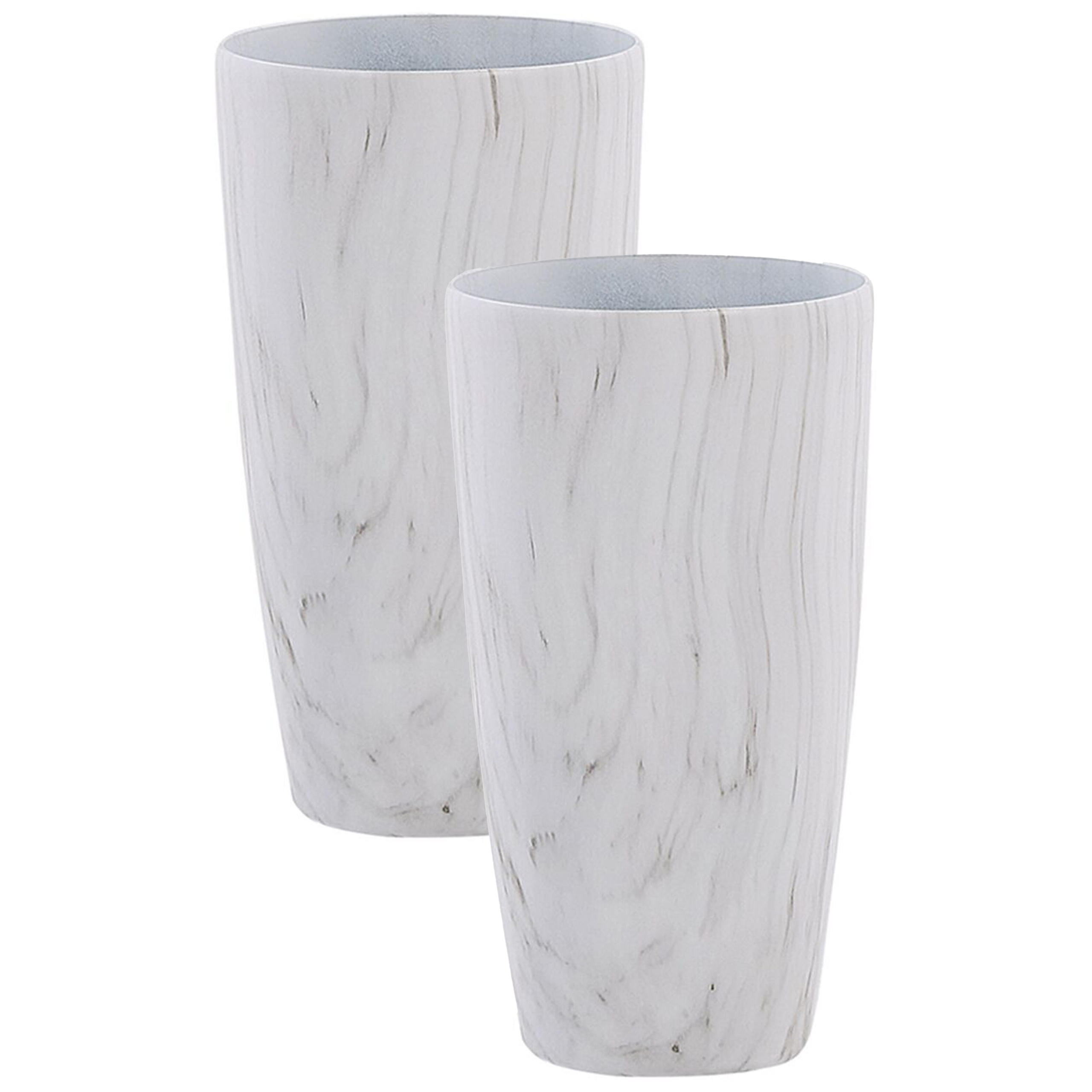 Bloempot set van 2 marmer ⌀ 32 cm LIMENARI
