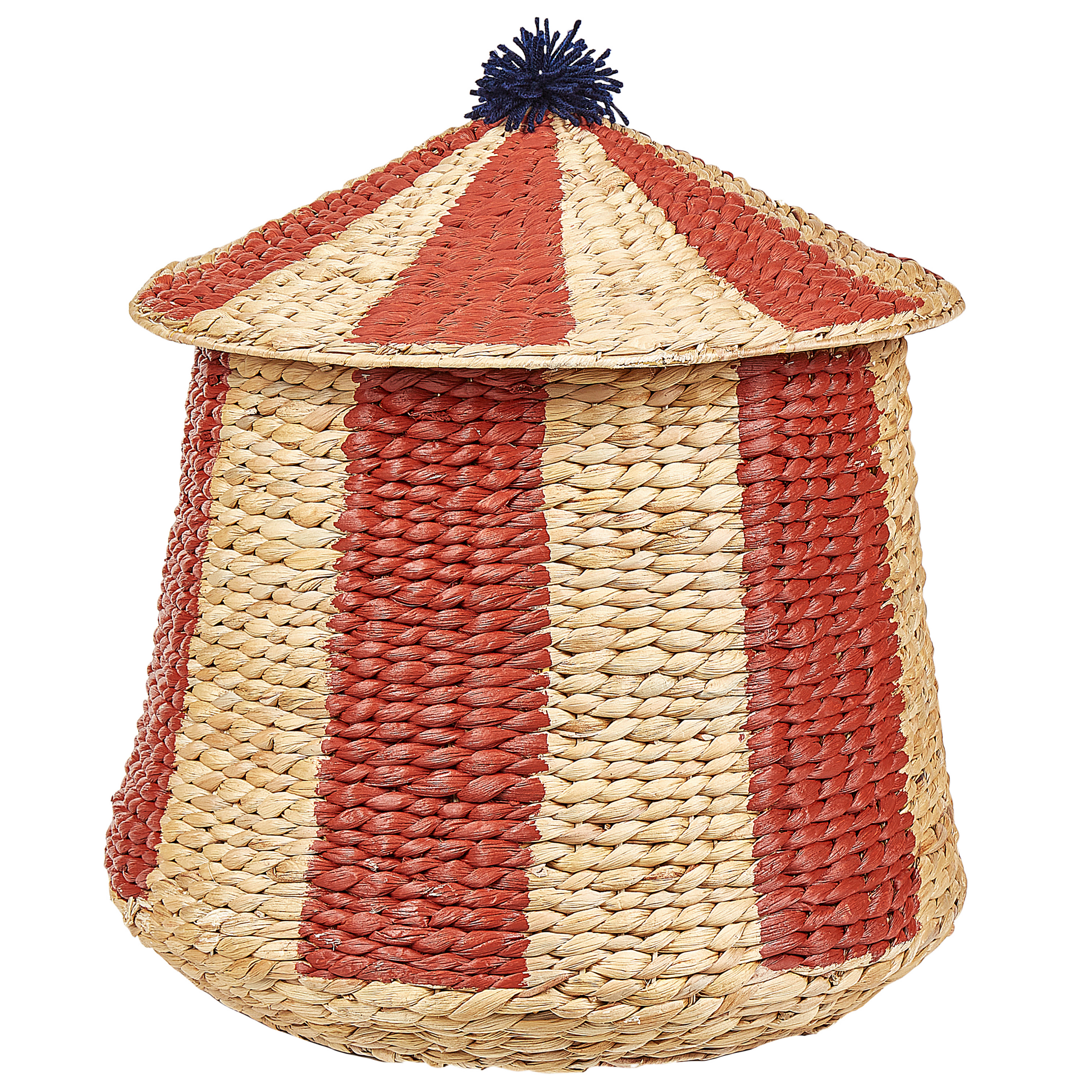 Mand waterhyacint beige/rood KIMBERLEY