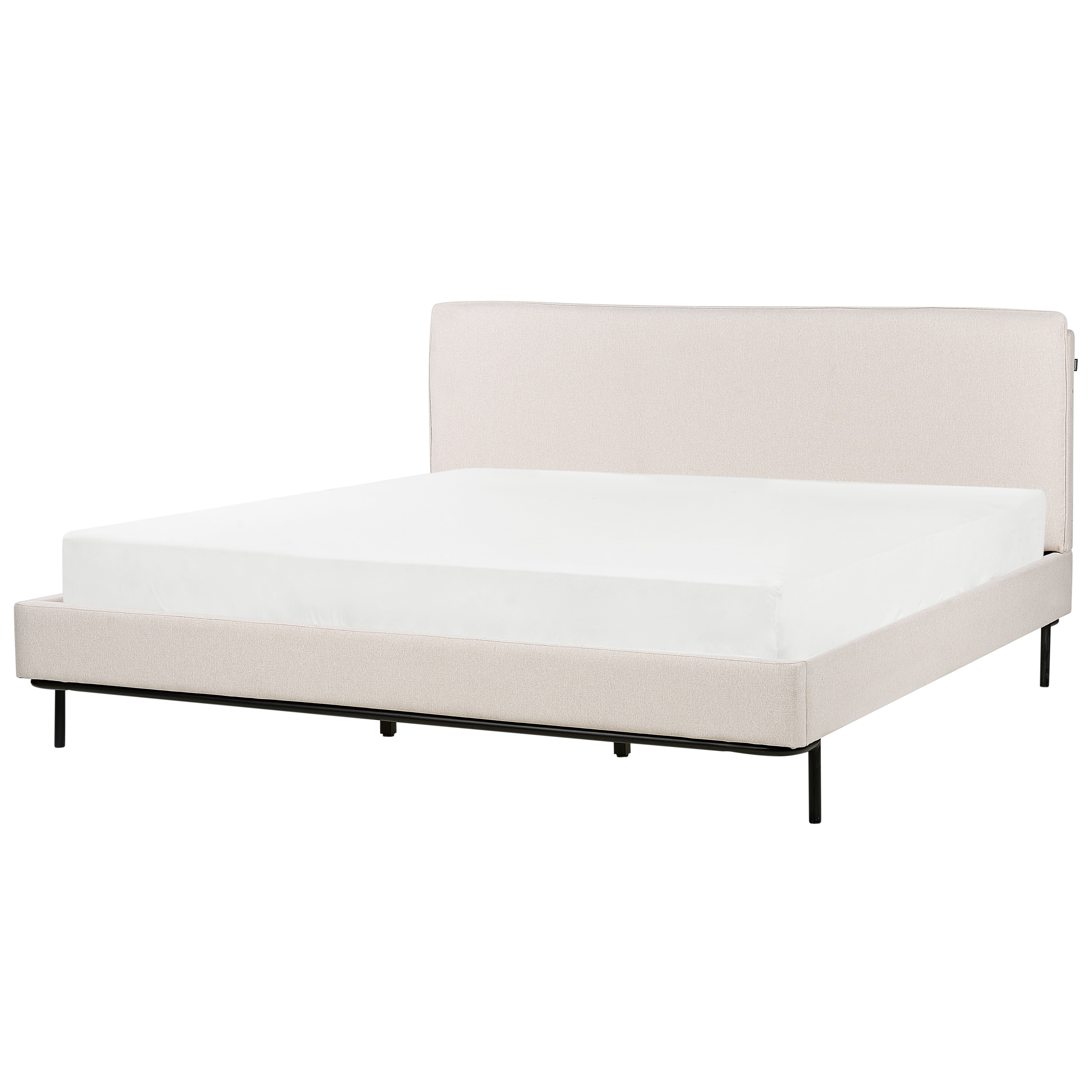 Bed stof crème 180 x 200 cm CORIO