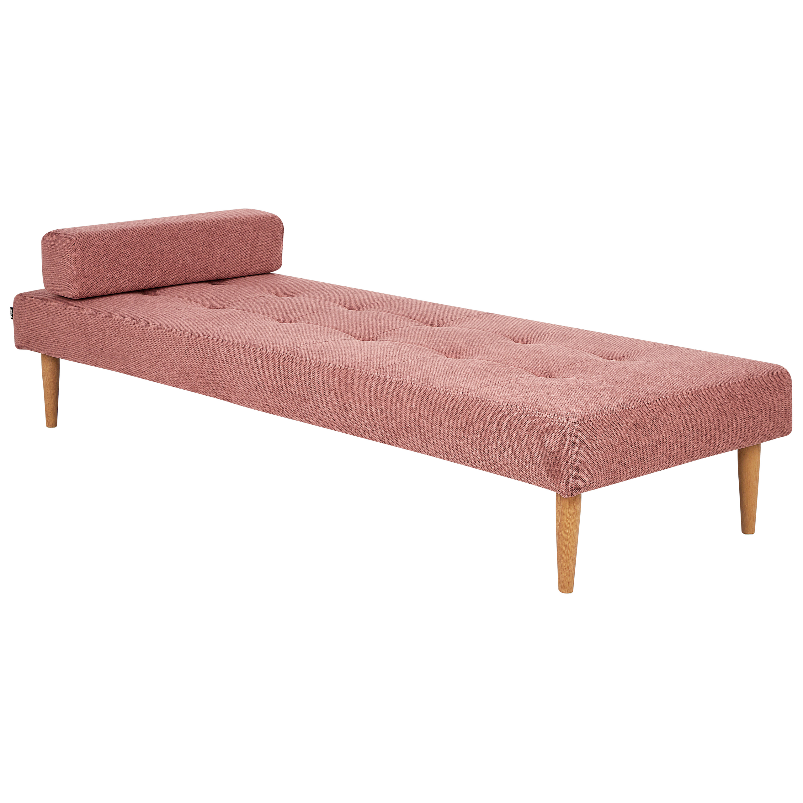 Chaise longue stof roze NIORT