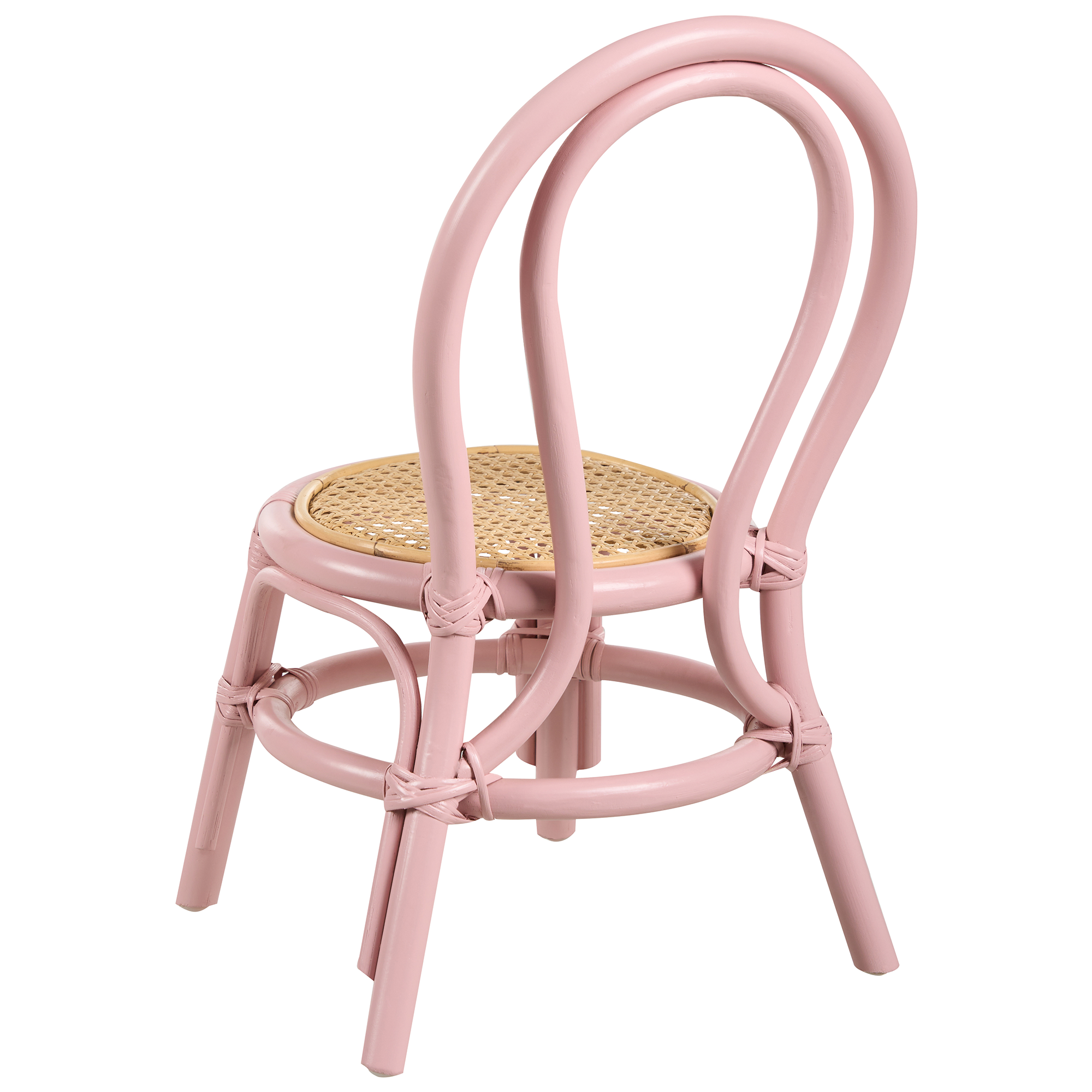 KALIVIA children's chair Rattan Pink [5]