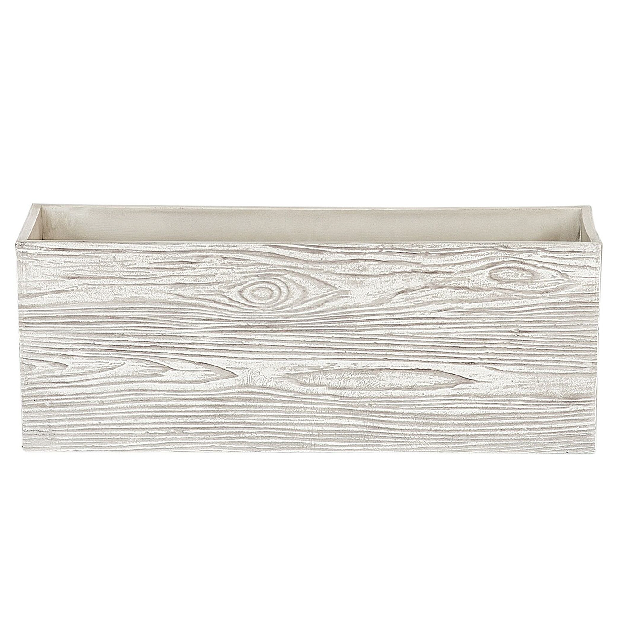 Bloempot wit 54 x 17 x 21 cm PAOS L