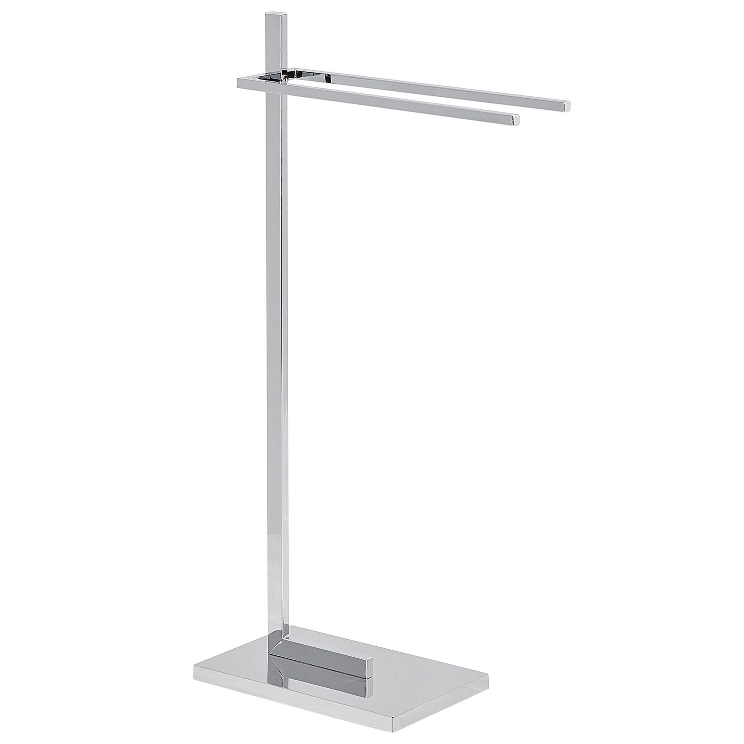 Handdoekrek zilver 45 x 86 cm SELVA