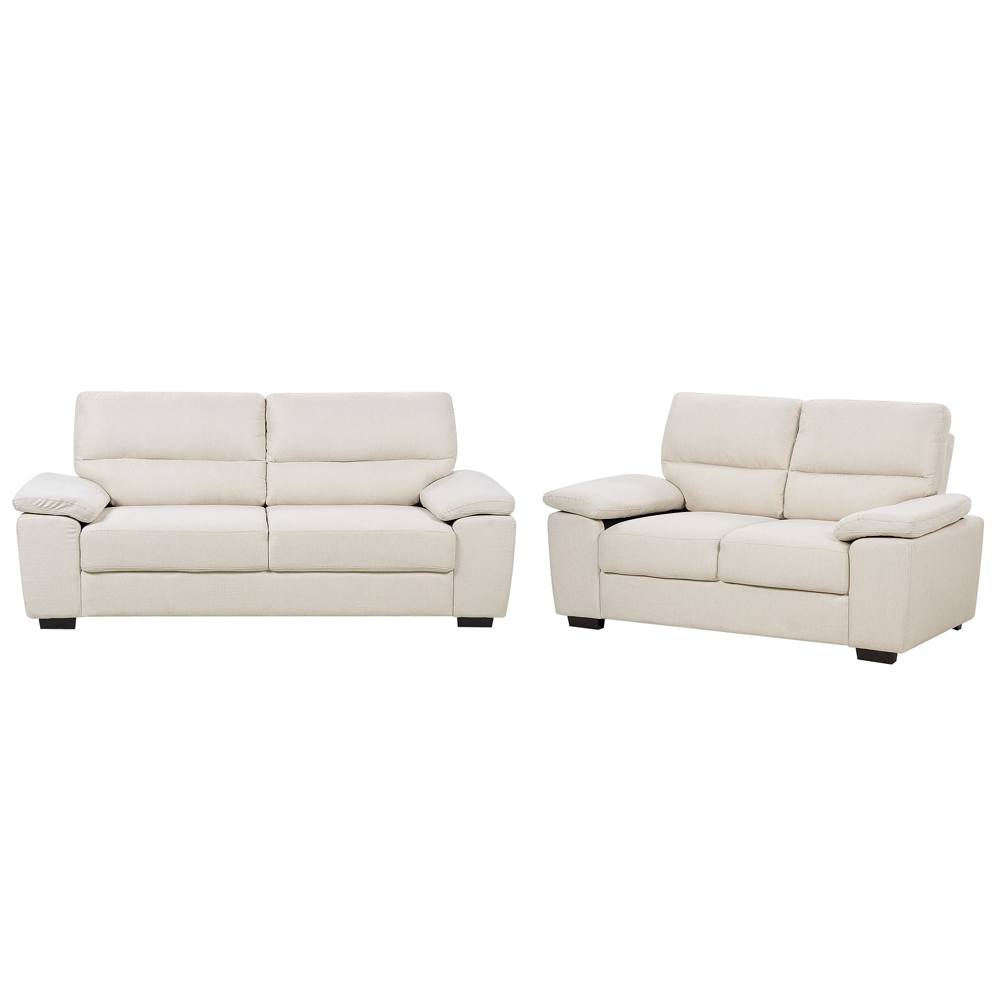 Bankenset stof lichtbeige VOGAR