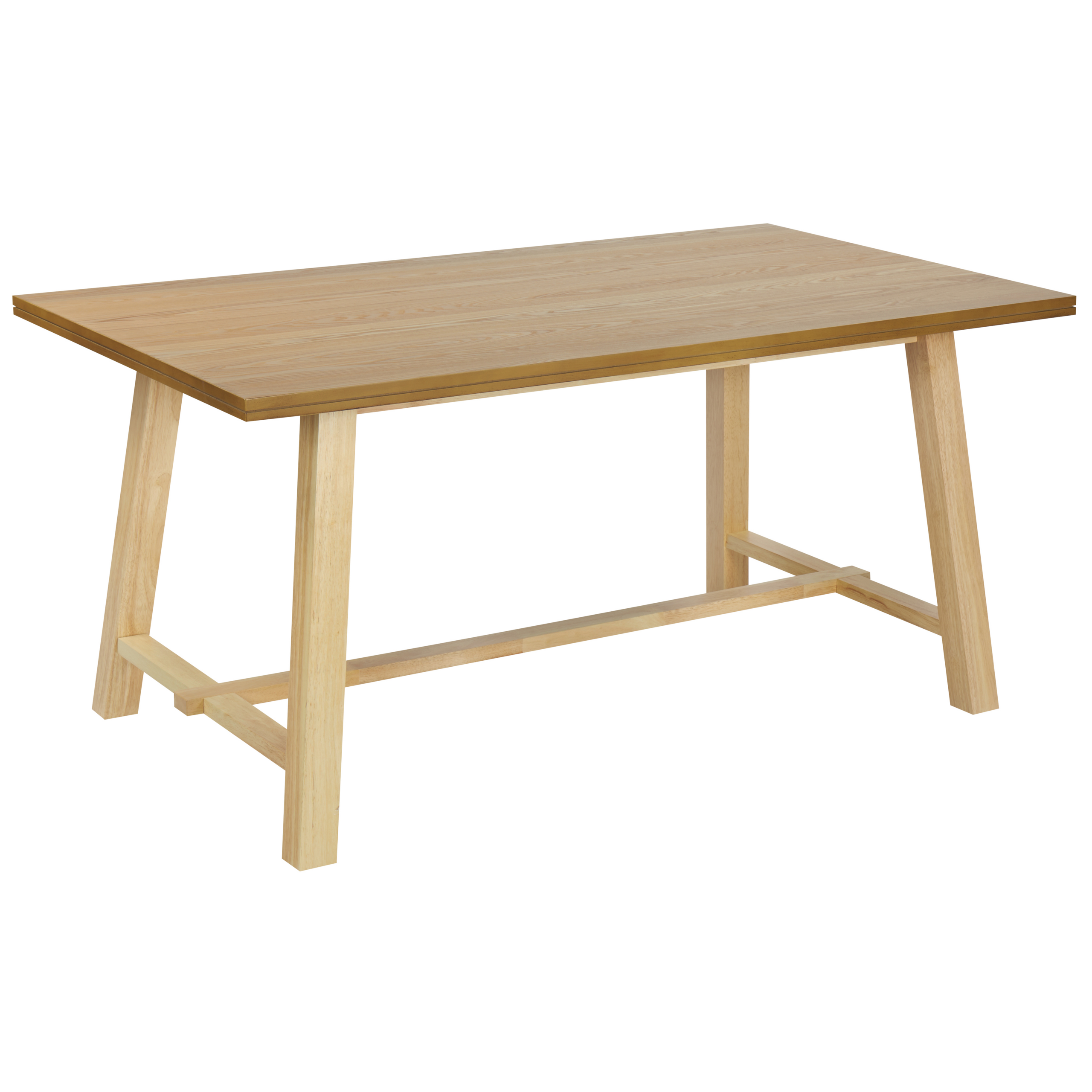 Eettafel MDF lichthout 160 x 90 cm BARNES