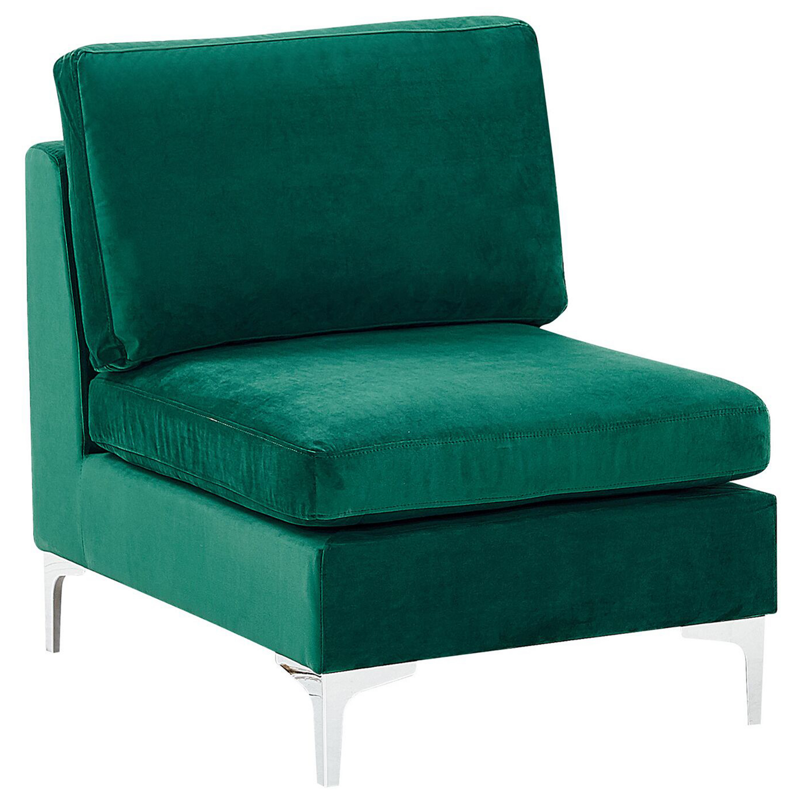 Fauteuil-module Fluweel Groen EVJA