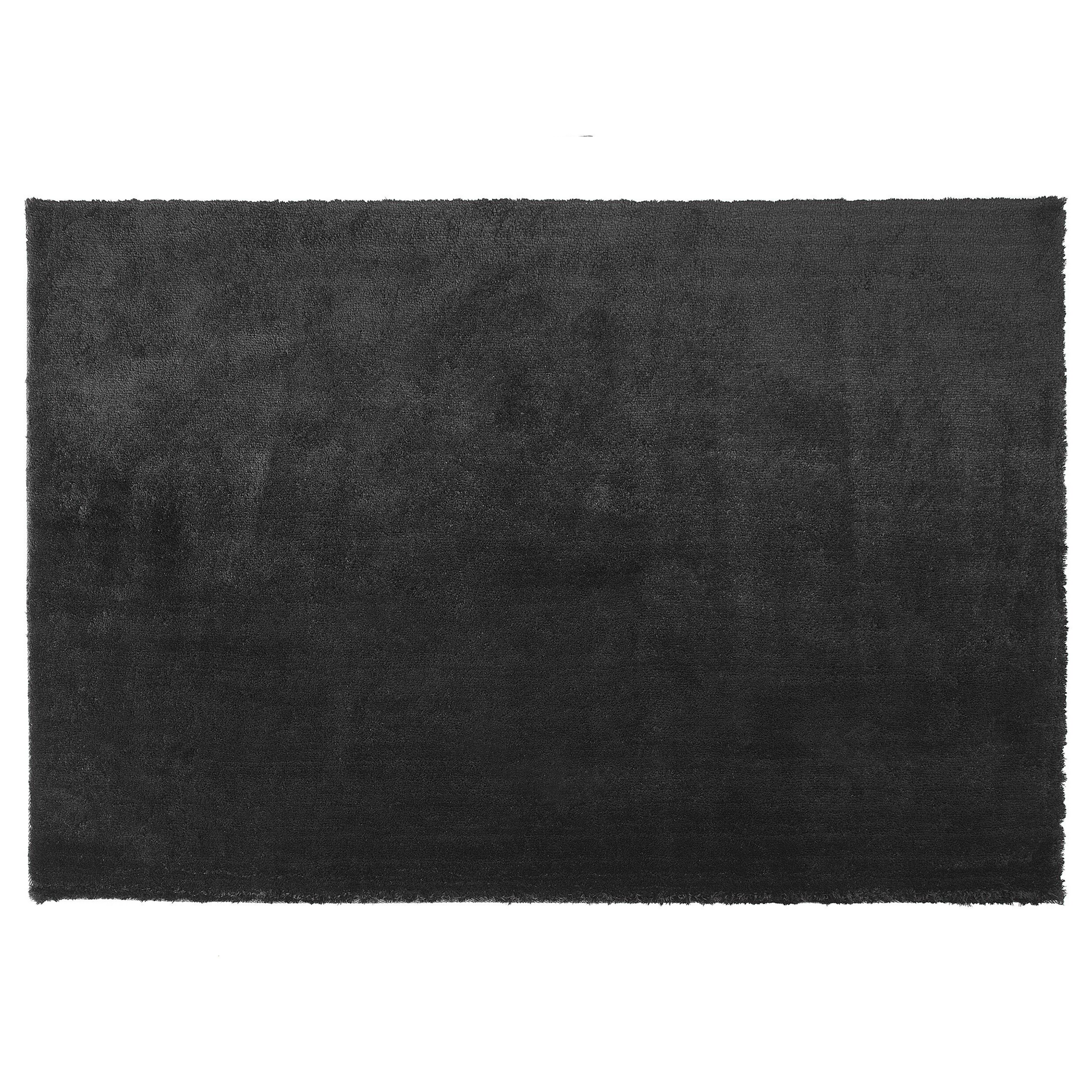 Vloerkleed polyester zwart 160 x 230 cm EVREN