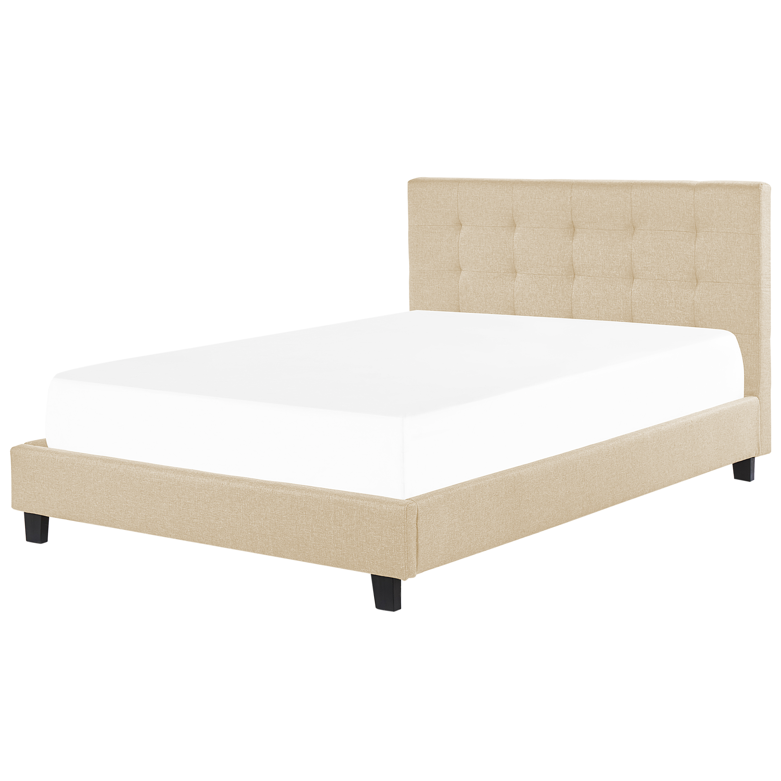 Bed stof beige 180 x 200 cm LA ROCHELLE