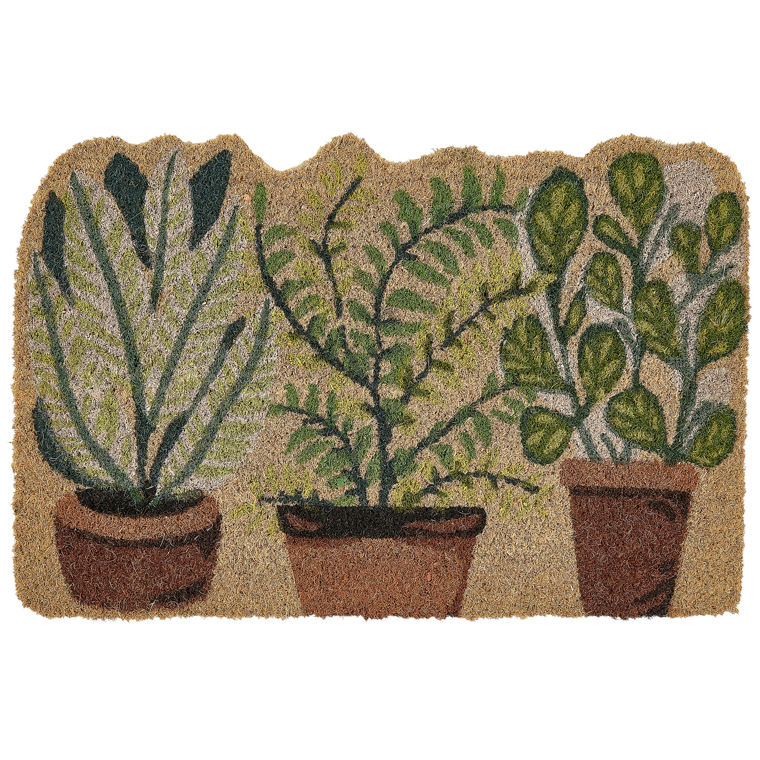 Deurmat kokos natuurlijk 40 x 60 cm ANAMUDI