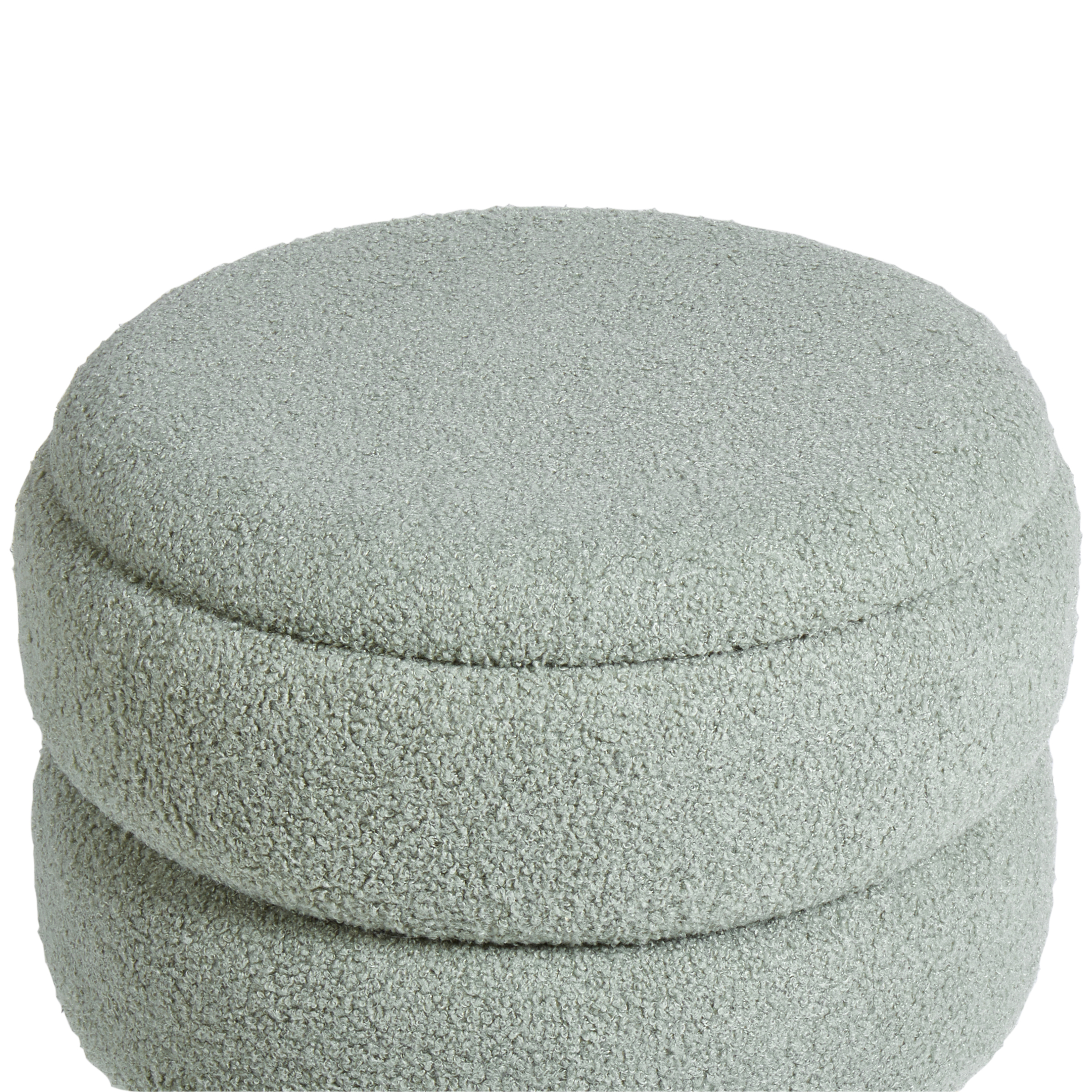 Taburet cu depozitare OKATON Boucle Verde [6]