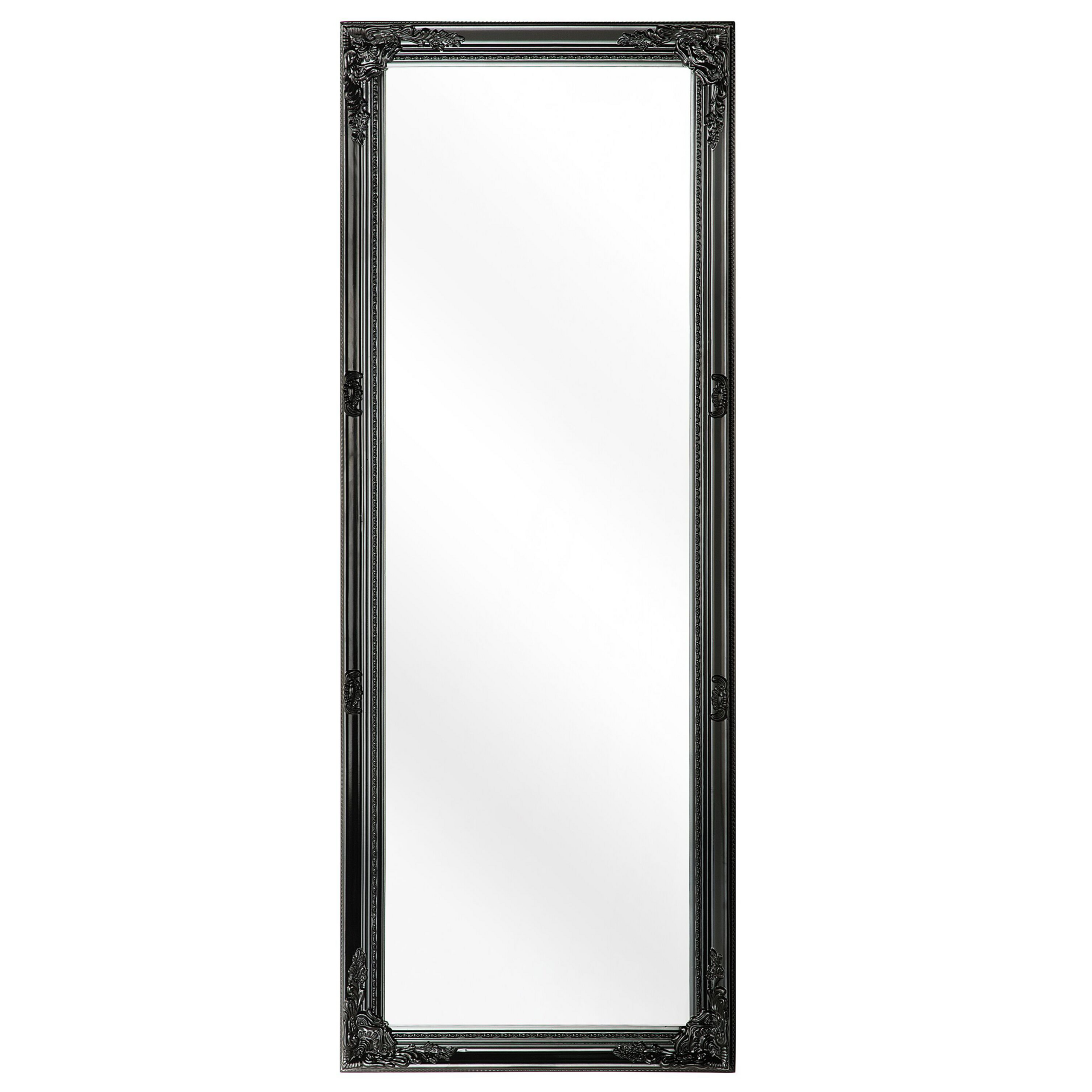 Beliani - Espelho 130 cm Preto FOUGERES