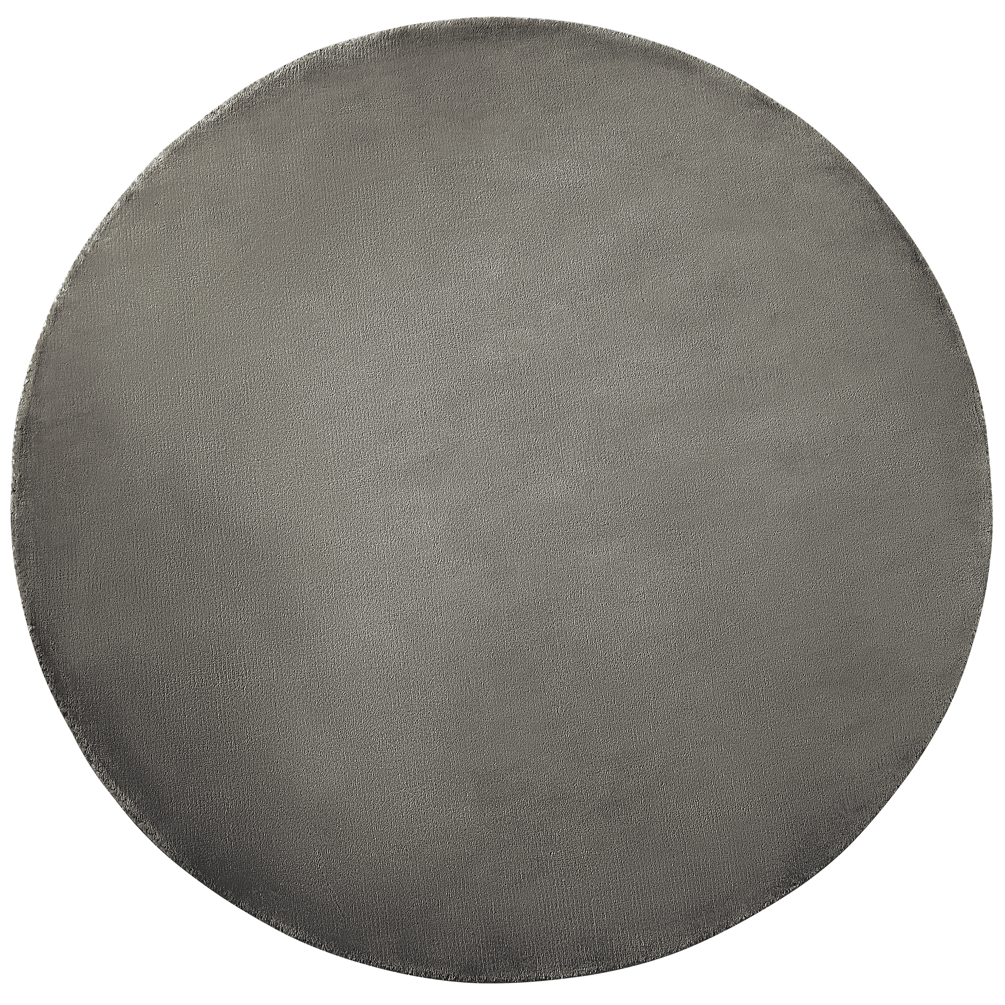 Vloerkleed viscose donkergrijs ⌀ 140 cm GESI II