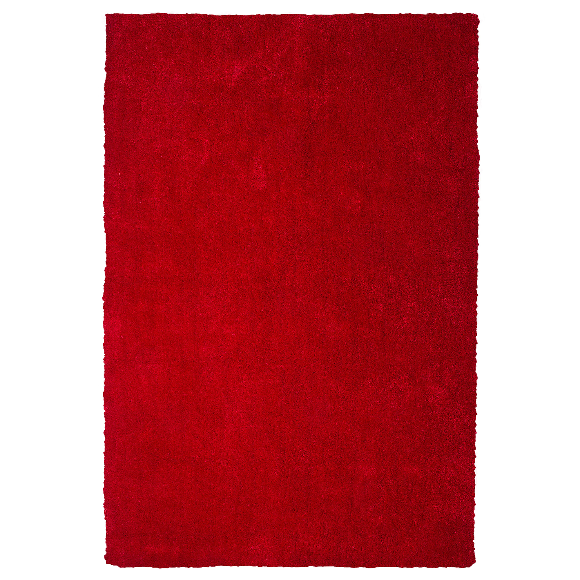 Vloerkleed polyester rood 140 x 200 cm DEMRE