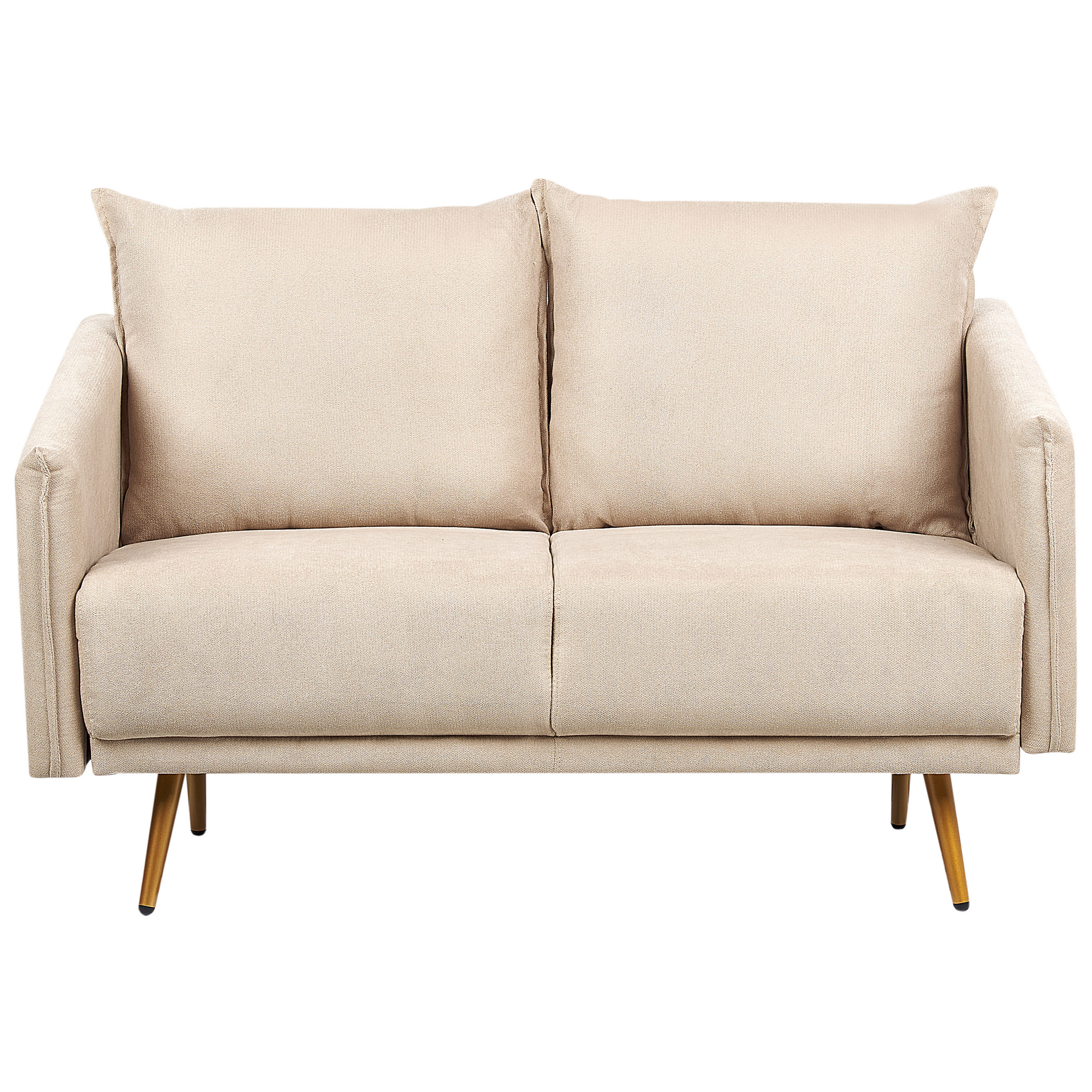 Tweezitsbank fluweel beige MAURA