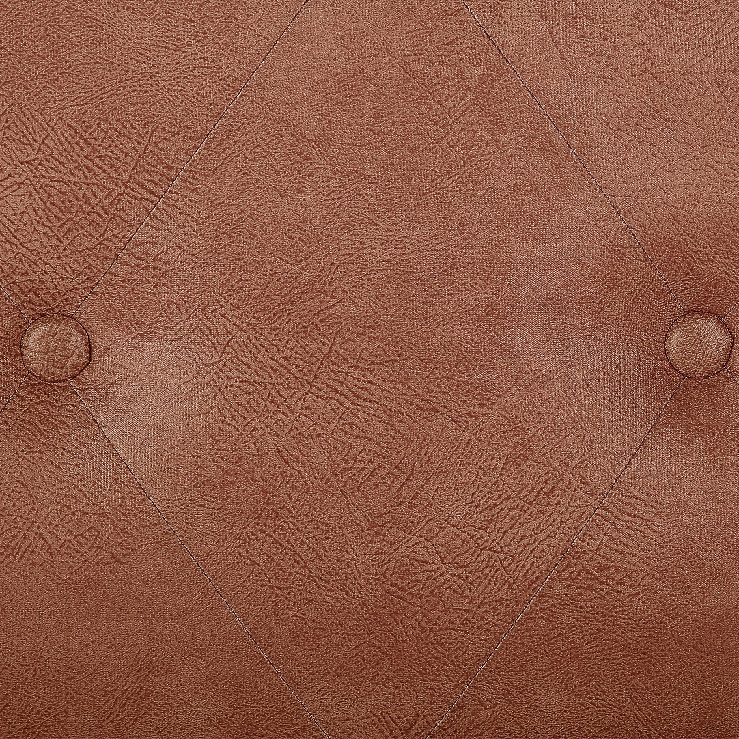 Taburet cu depozitare MALLARD Piele ecologică Maro auriu [9]