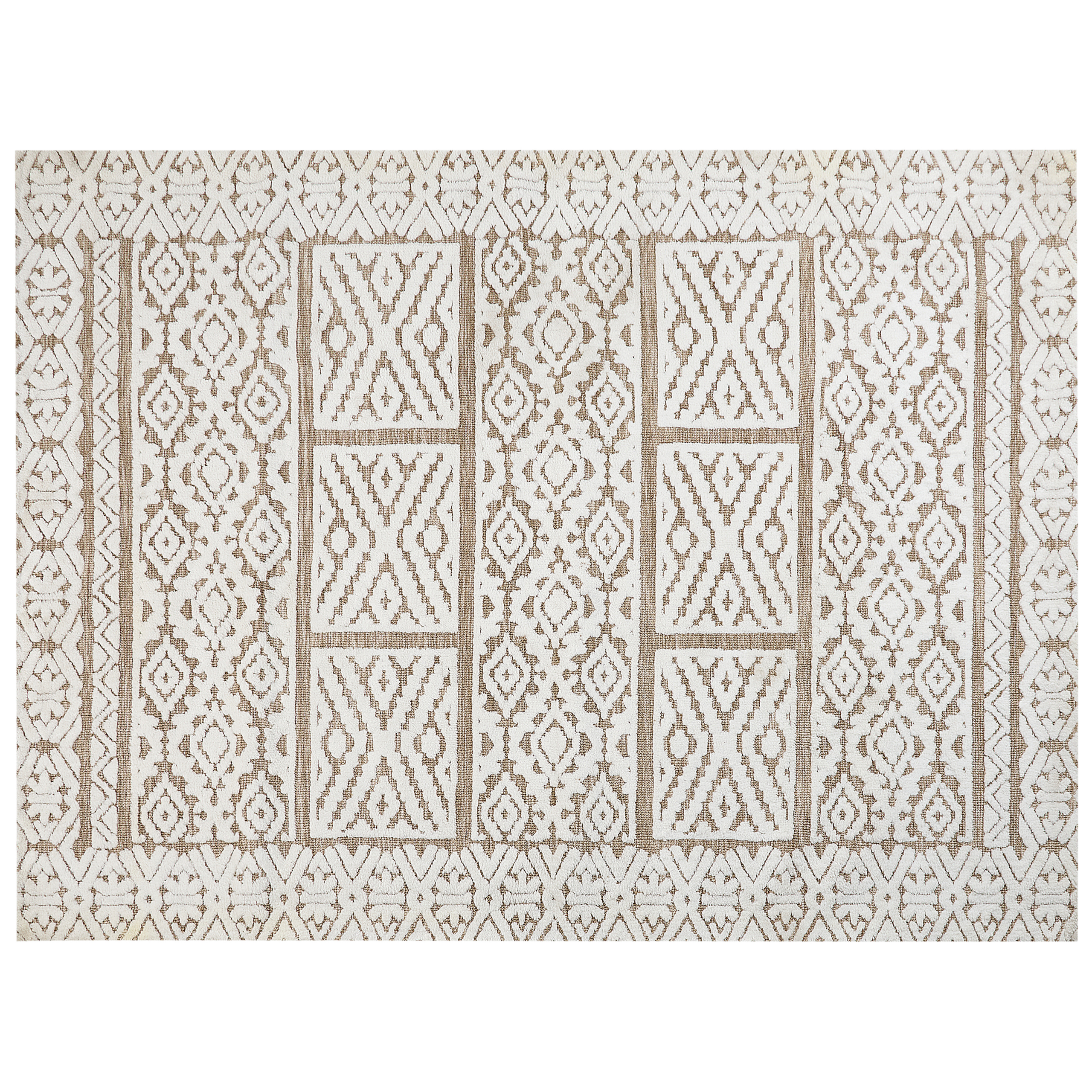 Vloerkleed polyester crème/beige 300 x 400 cm GOGAI