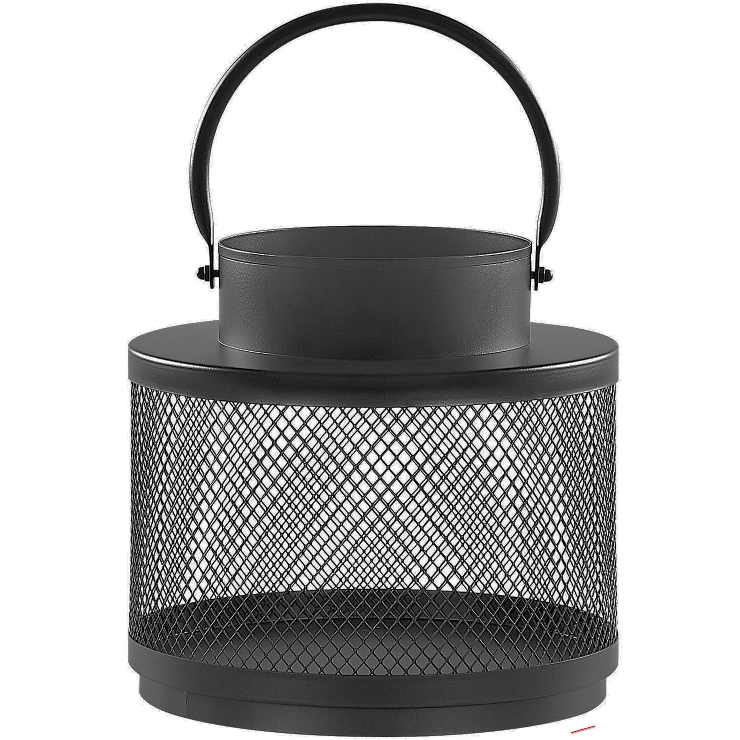 Kaarslantaarn zwart 24 cm YAMDENA