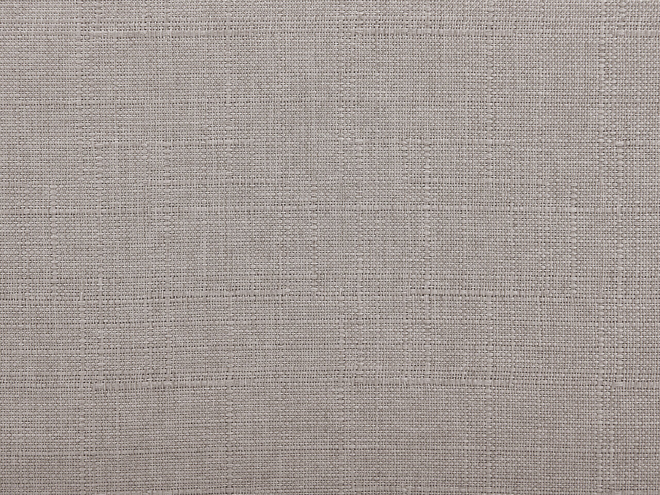 Wasserbett gepolstert in Leinenoptik, hellgrau, 140 x 200 cm, mit modernem, gekn - Bild 10 von 12